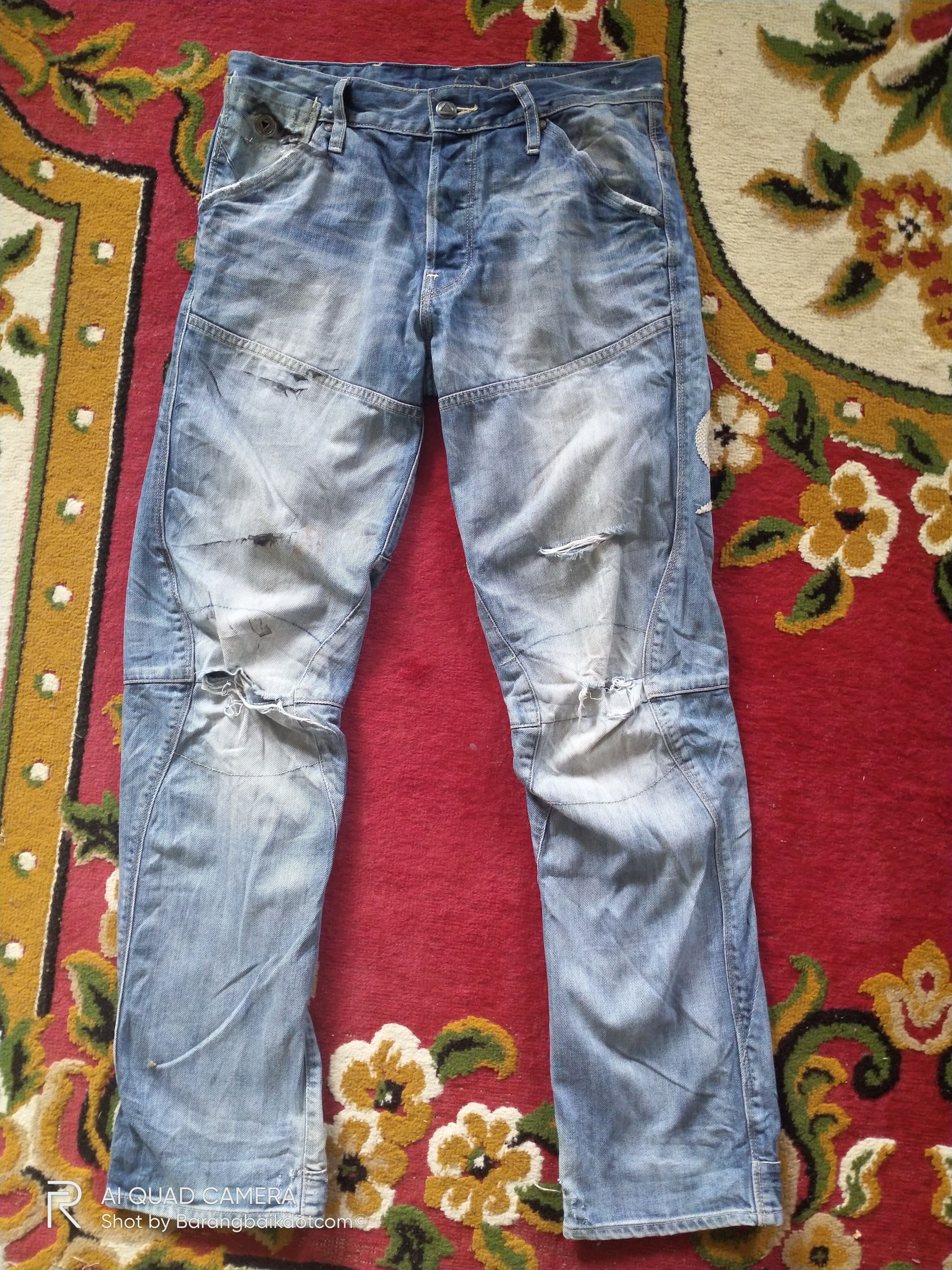 G-Star × Japanese Brand × Vintage 5620 G Star Raw slim cut buckles back jeans Size US 28 / EU 44 - 1 Thumbnail