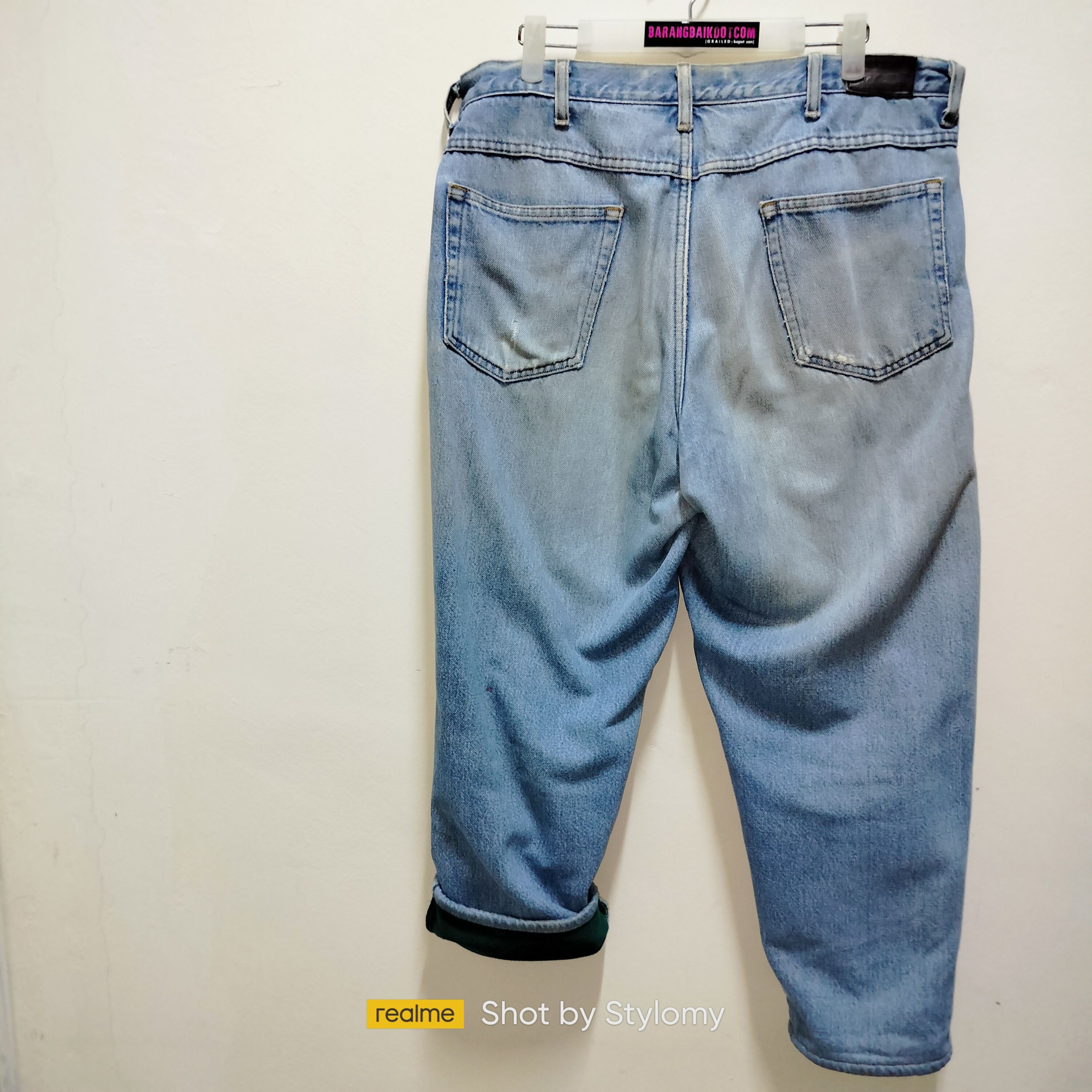 L.L. Bean × Vintage 'grunge style' LL Bean Double L Relaxed Fit Reworked Jeans Size US 38 / EU 54 - 5 Thumbnail