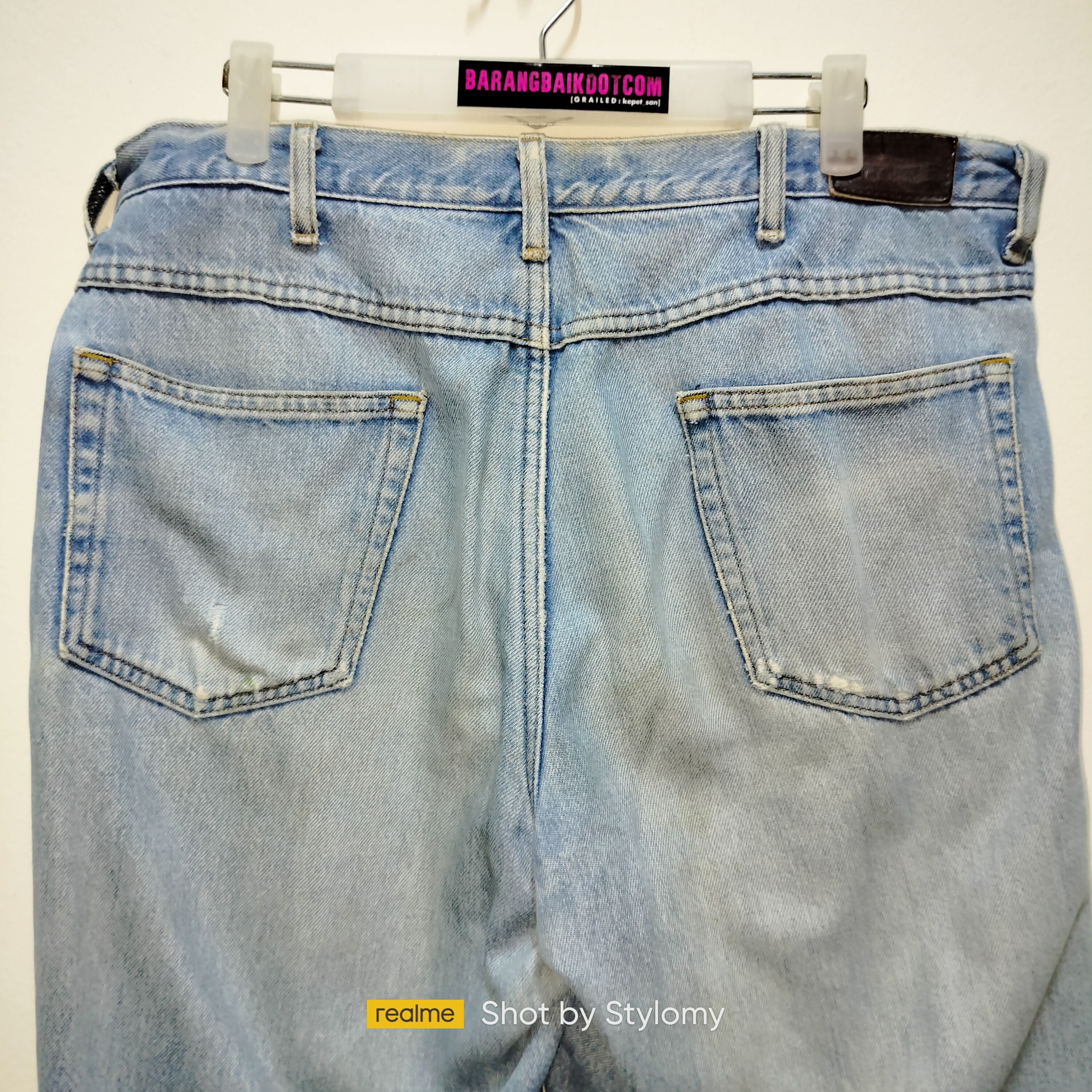 L.L. Bean × Vintage 'grunge style' LL Bean Double L Relaxed Fit Reworked Jeans Size US 38 / EU 54 - 6 Thumbnail