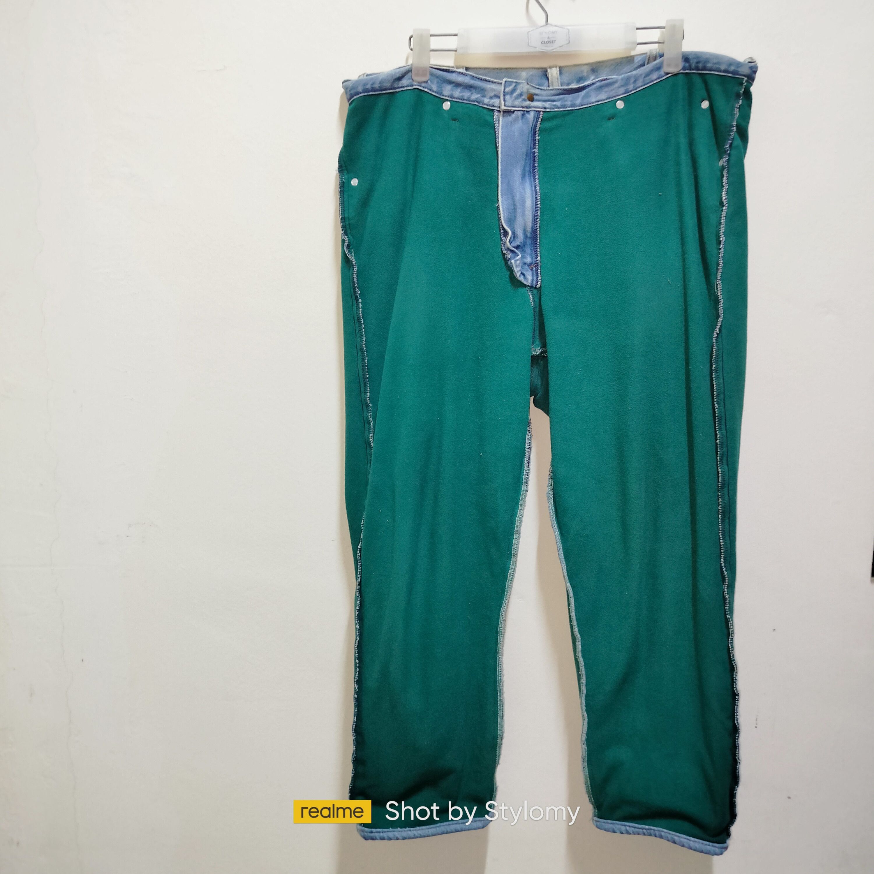 L.L. Bean × Vintage 'grunge style' LL Bean Double L Relaxed Fit Reworked Jeans Size US 38 / EU 54 - 9 Thumbnail