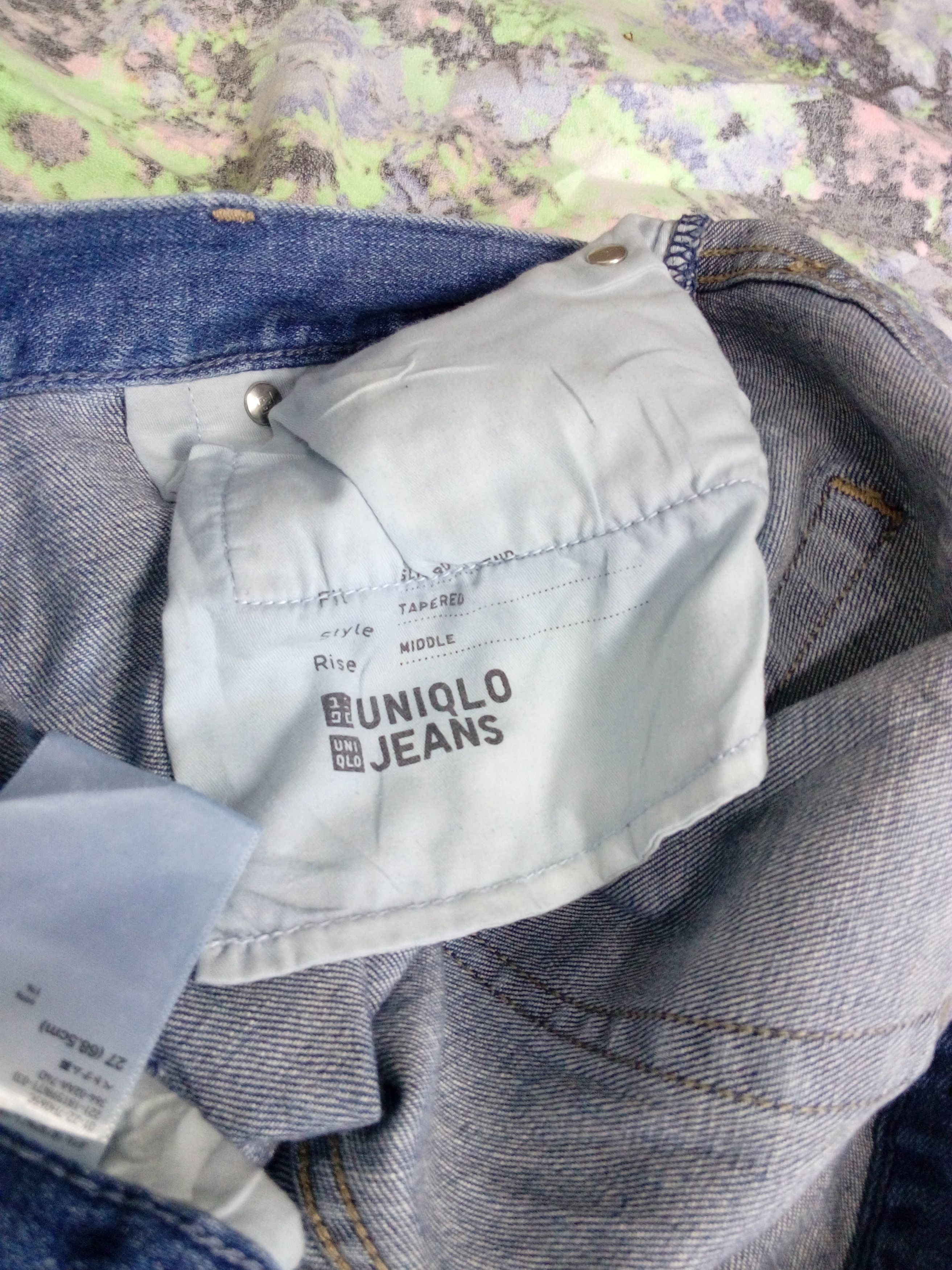 Japanese Brand Distressed Japan Crop Distroyed Patches Jeans Slim Fit Size US 33 - 5 Thumbnail
