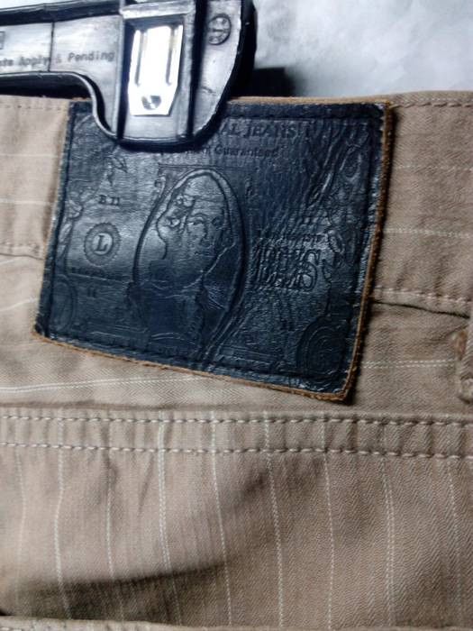 Beams Plus × Japanese Brand Beams Stars Stripes Light Brown Jeans LIKE Yohji Yamamoto Size US 32 / EU 48 - 5 Thumbnail