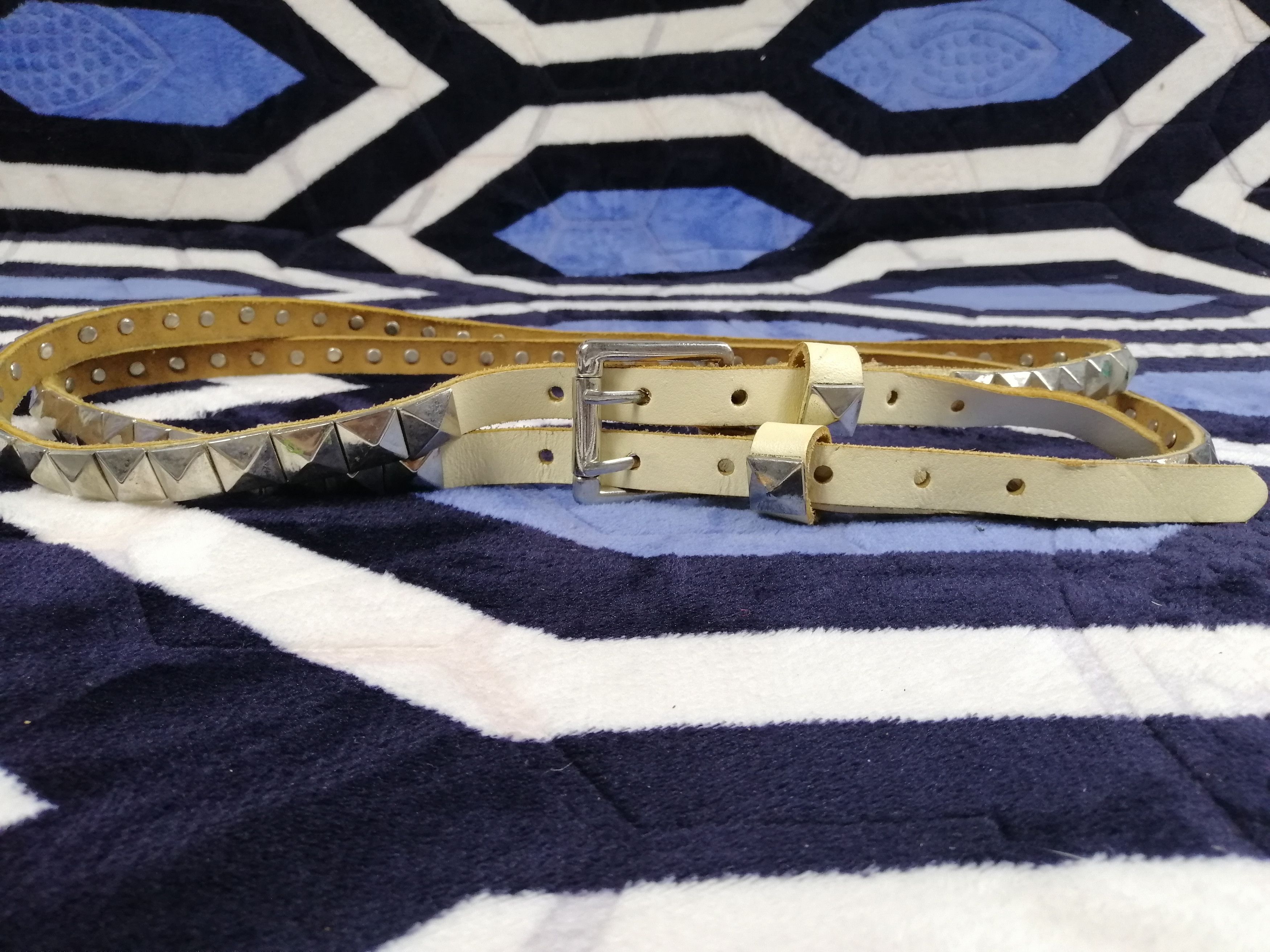 Japanese Brand Spikes Belt Punk Double Hooks Size ONE SIZE - 2 Thumbnail