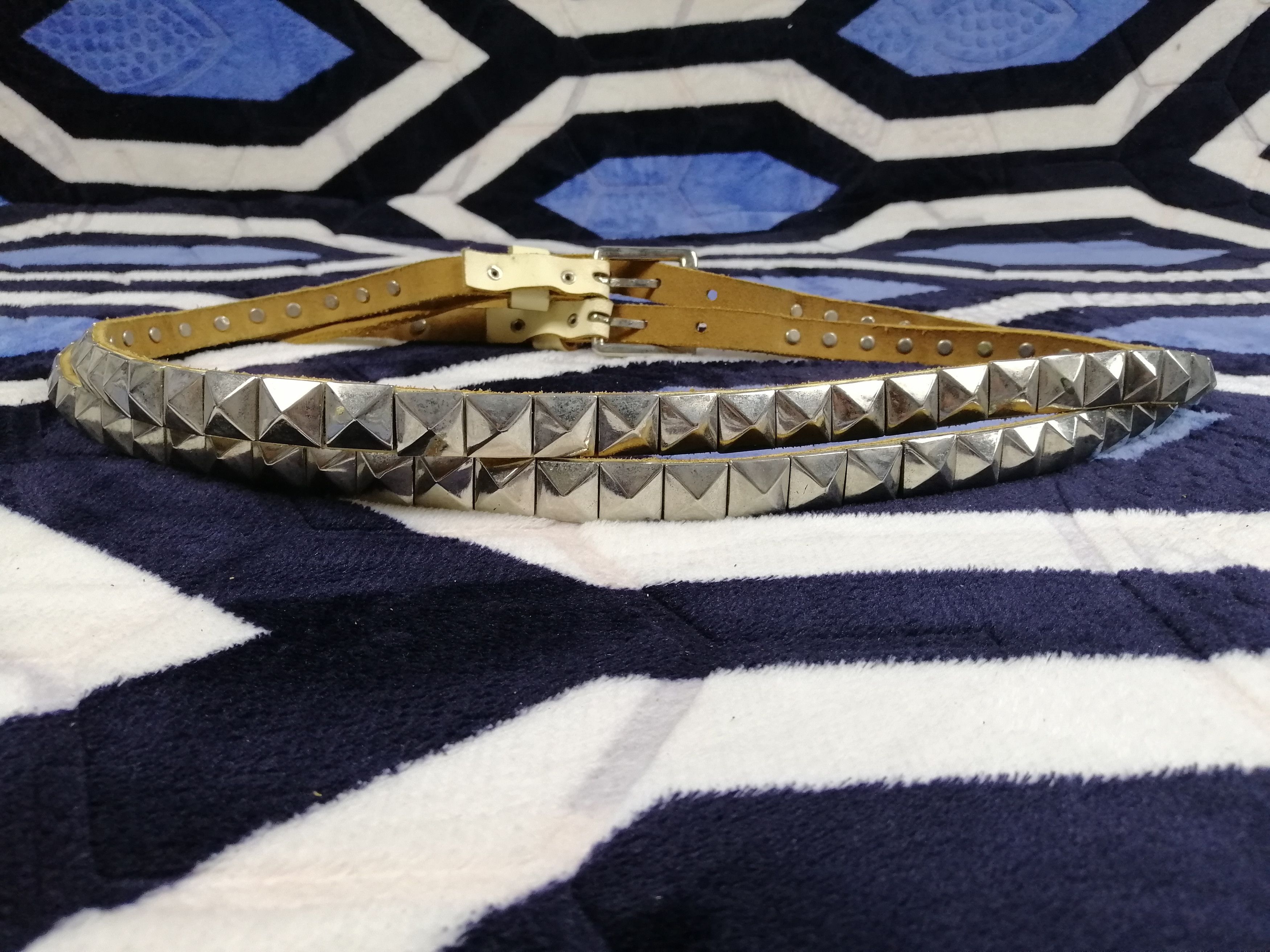 Japanese Brand Spikes Belt Punk Double Hooks Size ONE SIZE - 1 Thumbnail