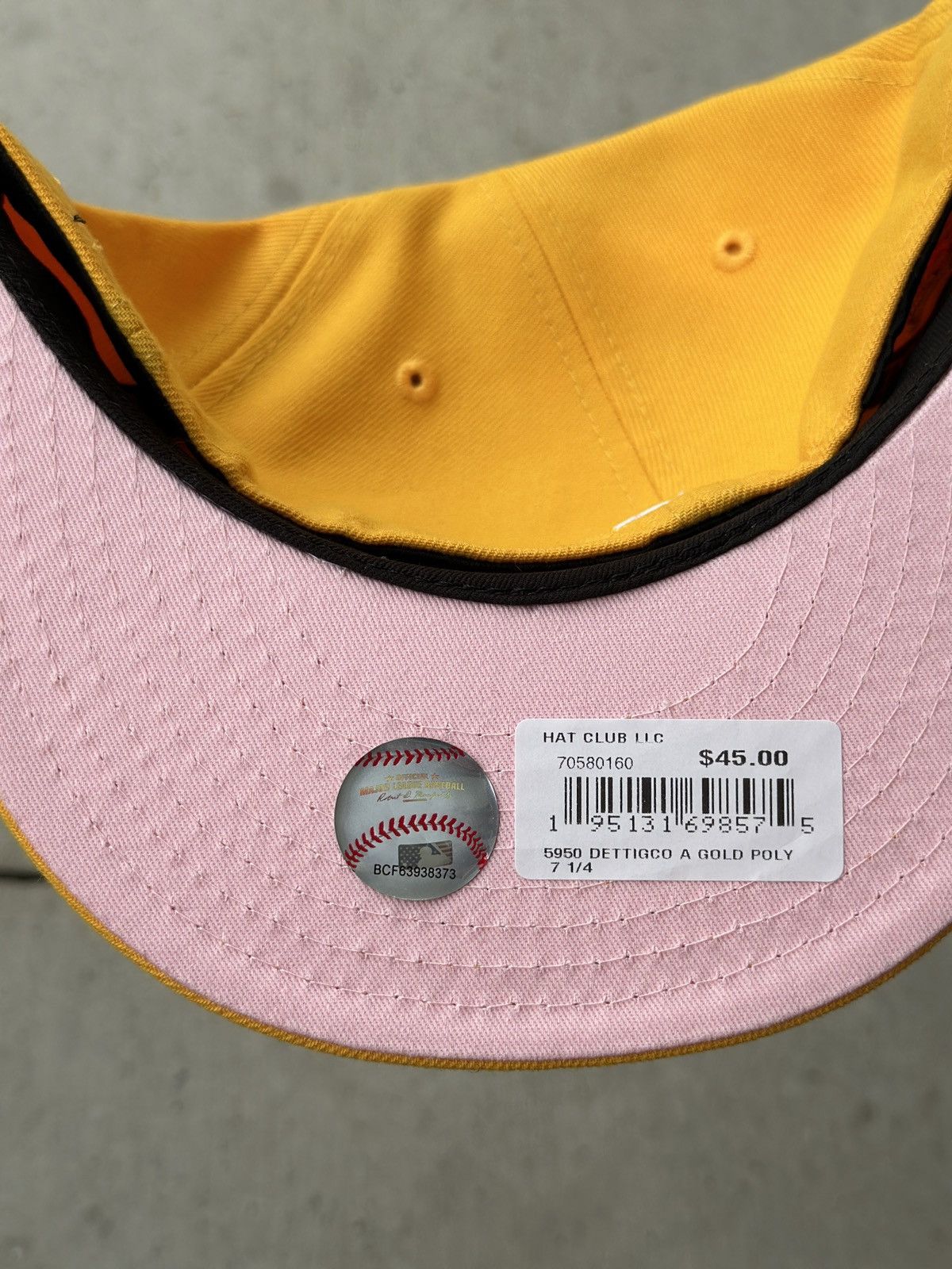 Hat Club × MLB × New Era Detroit Tigers OG Pink Lemonade Fitted Hat 7 1/4 HatClub Size ONE SIZE - 3 Thumbnail