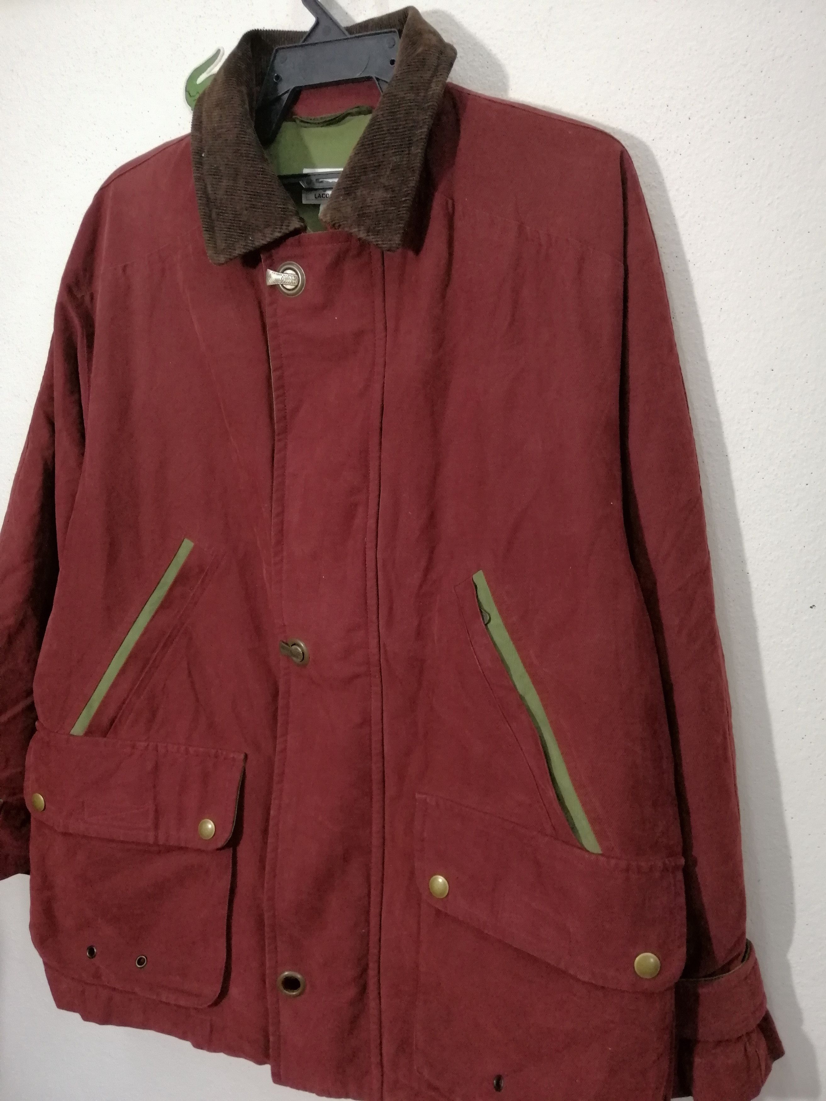 Japanese Brand × Lacoste LACOSTE MAROON JACKET Size US M / EU 48-50 / 2 - 16 Thumbnail