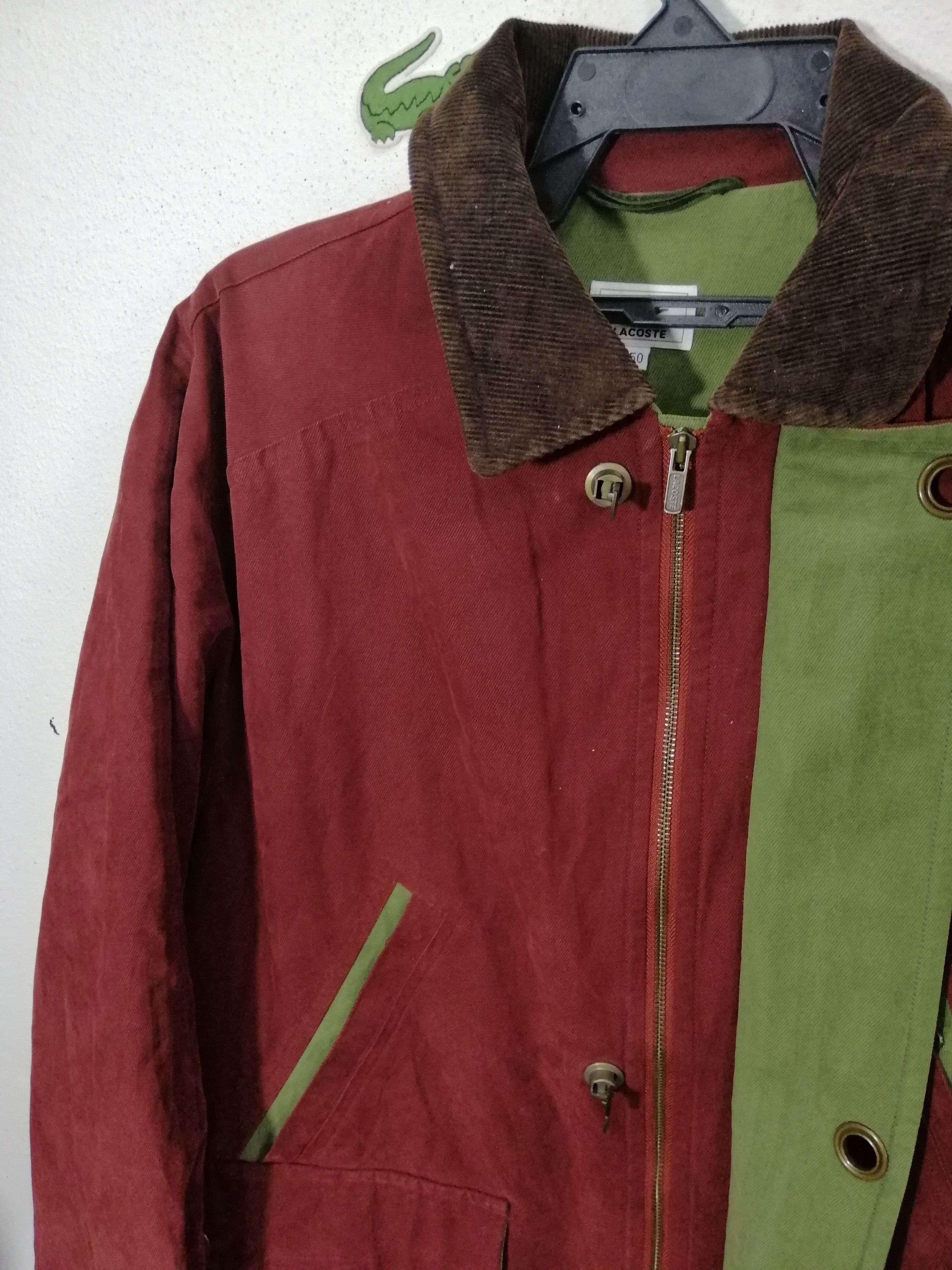 Japanese Brand × Lacoste LACOSTE MAROON JACKET Size US M / EU 48-50 / 2 - 8 Thumbnail
