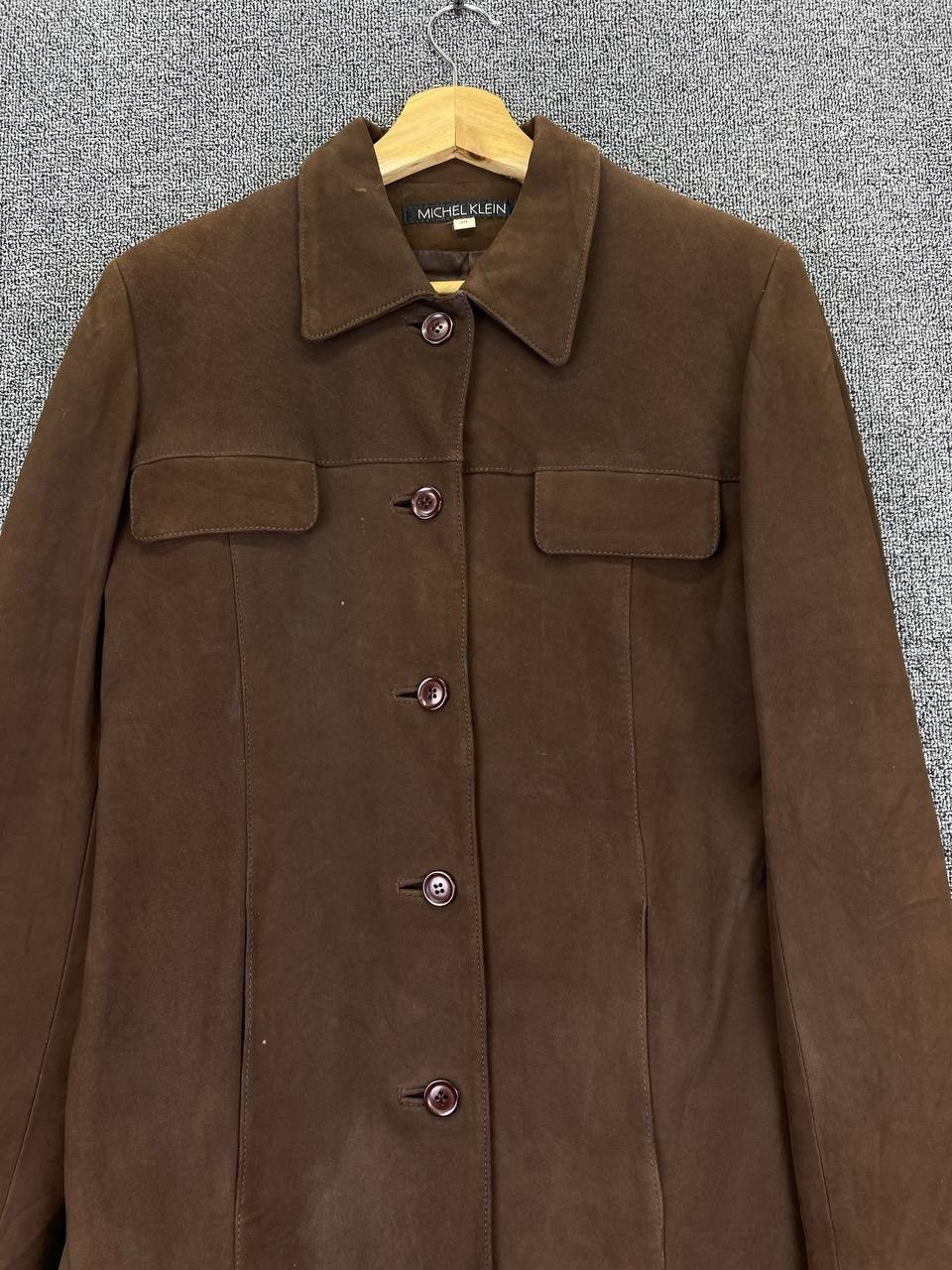 Michel Klein Vintage Michel Klein Sheep Leather Coats Button Up Jacket Size XS / US 0-2 / IT 36-38 - 3 Thumbnail