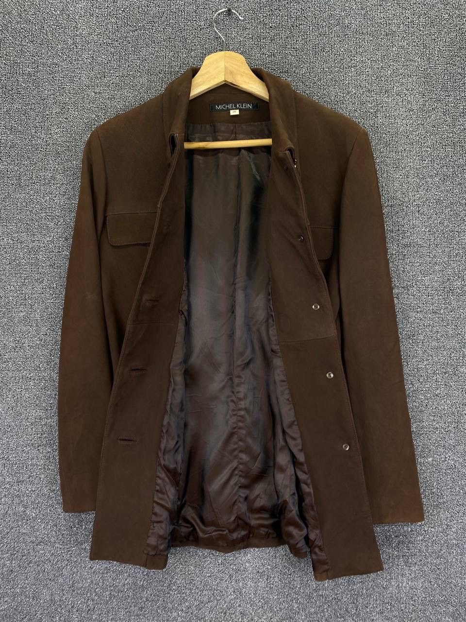 Michel Klein Vintage Michel Klein Sheep Leather Coats Button Up Jacket Size XS / US 0-2 / IT 36-38 - 4 Thumbnail