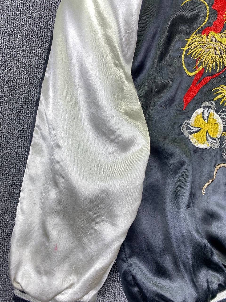 Japanese Brand Vintage Sukajan Dragon Embroidery Big Logo Souvenir Jacket Size M / US 6-8 / IT 42-44 - 9 Thumbnail