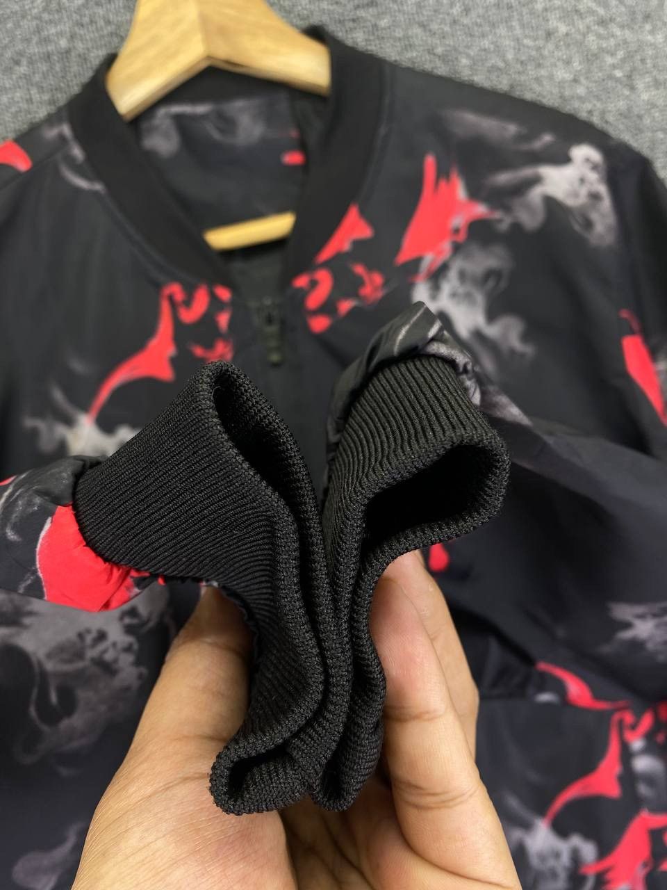 Japanese Brand Vintage Japanese Smoke Full Printed Design Zipper jacket Size US M / EU 48-50 / 2 - 9 Thumbnail