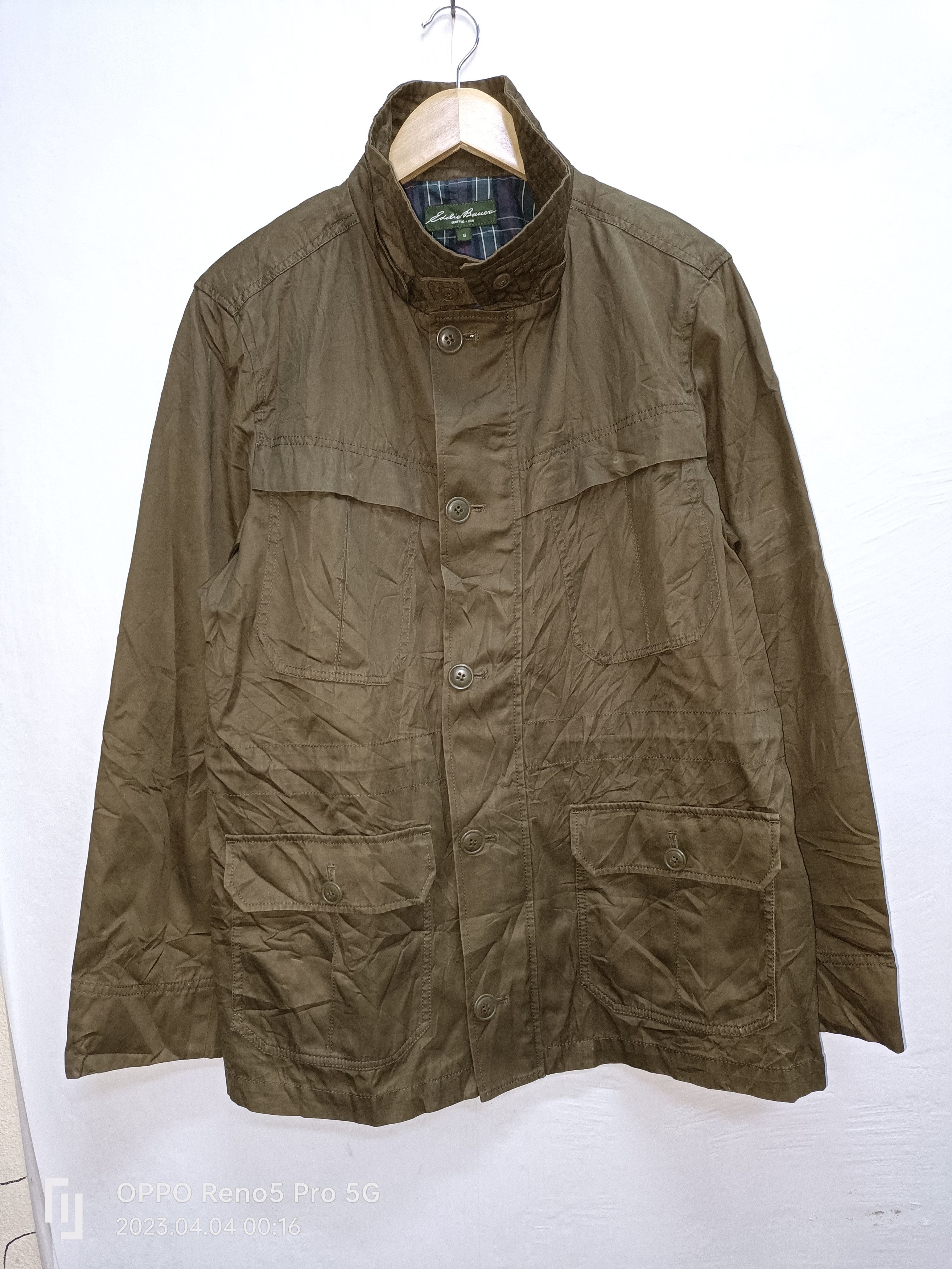 Vintage Eddie Bauer Multipocket Zipper Jacket