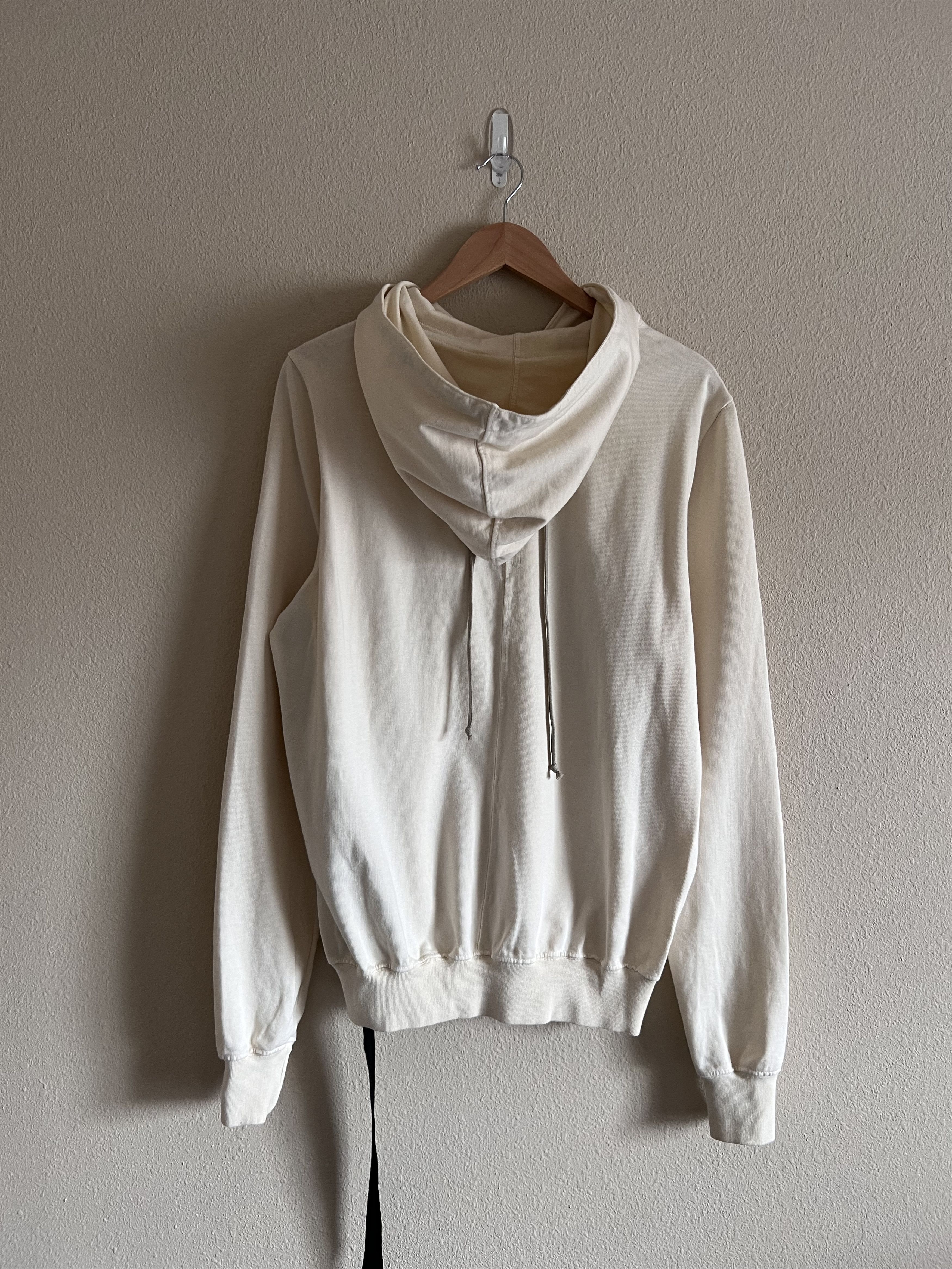 Rick Owens Drkshdw Rick Owens DRKSHDW Granbury Hoodie in Natural White Size US M / EU 48-50 / 2 - 5 Thumbnail