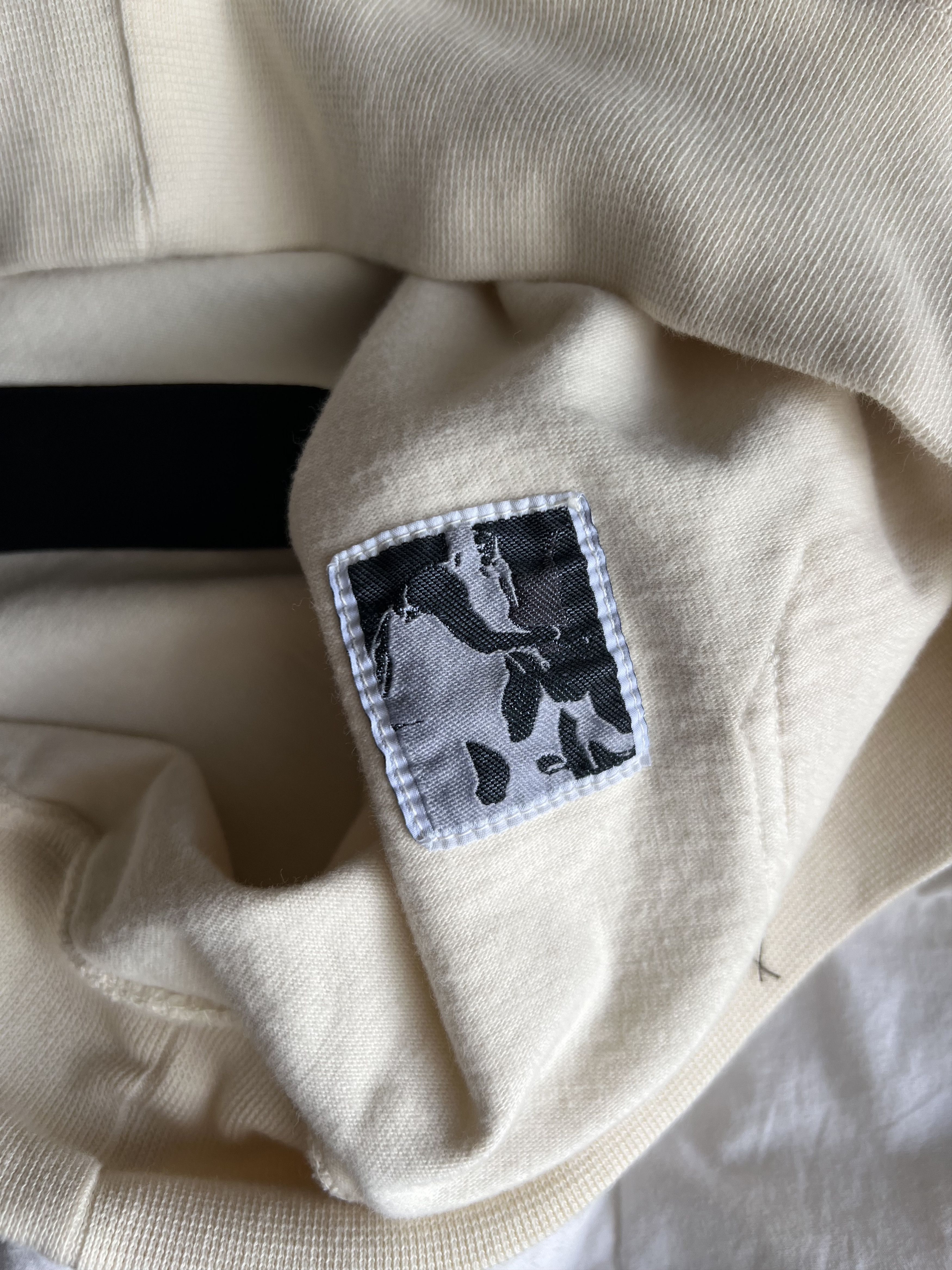 Rick Owens Drkshdw Rick Owens DRKSHDW Granbury Hoodie in Natural White Size US M / EU 48-50 / 2 - 12 Thumbnail
