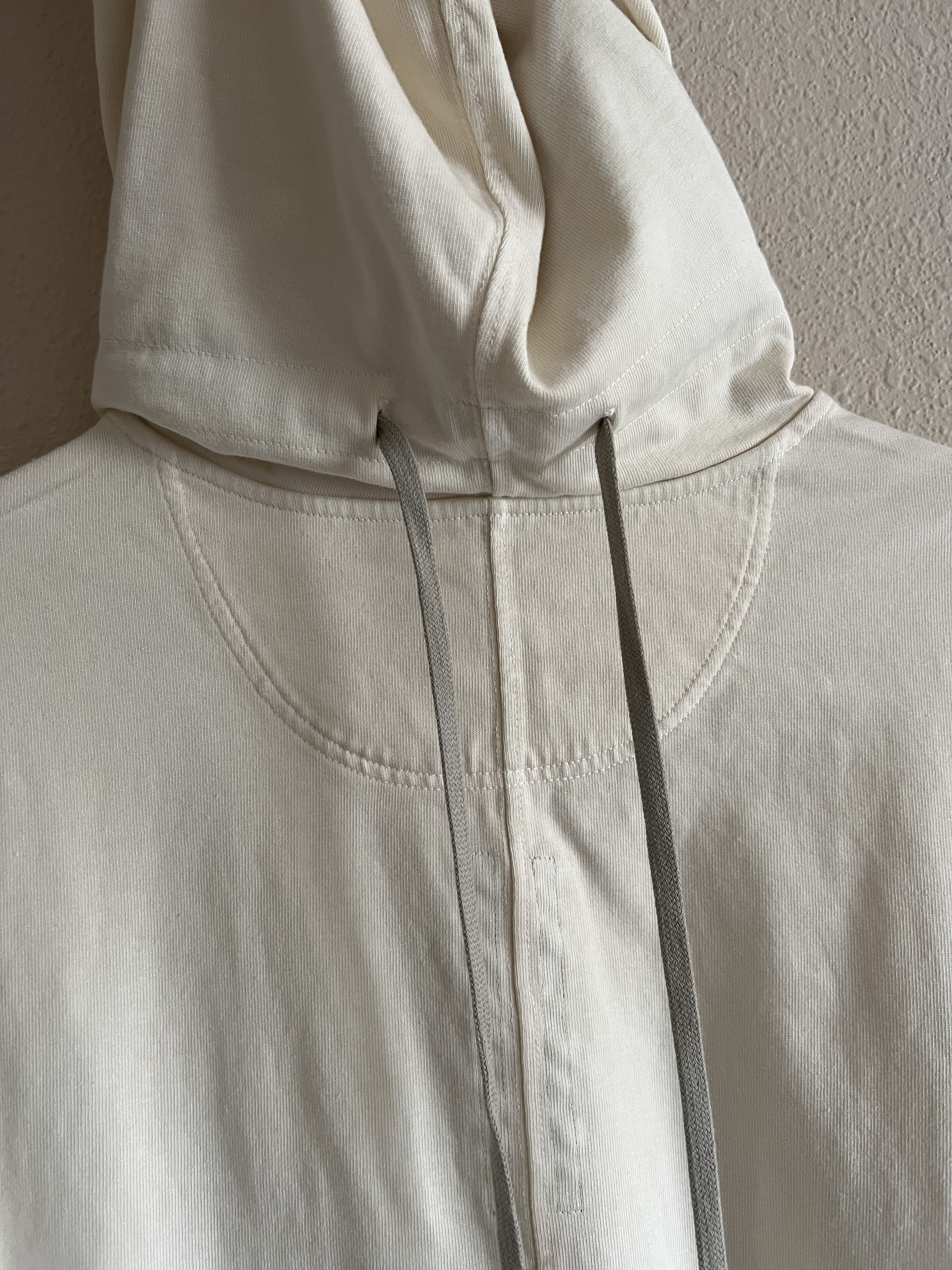 Rick Owens Drkshdw Rick Owens DRKSHDW Granbury Hoodie in Natural White Size US M / EU 48-50 / 2 - 8 Thumbnail