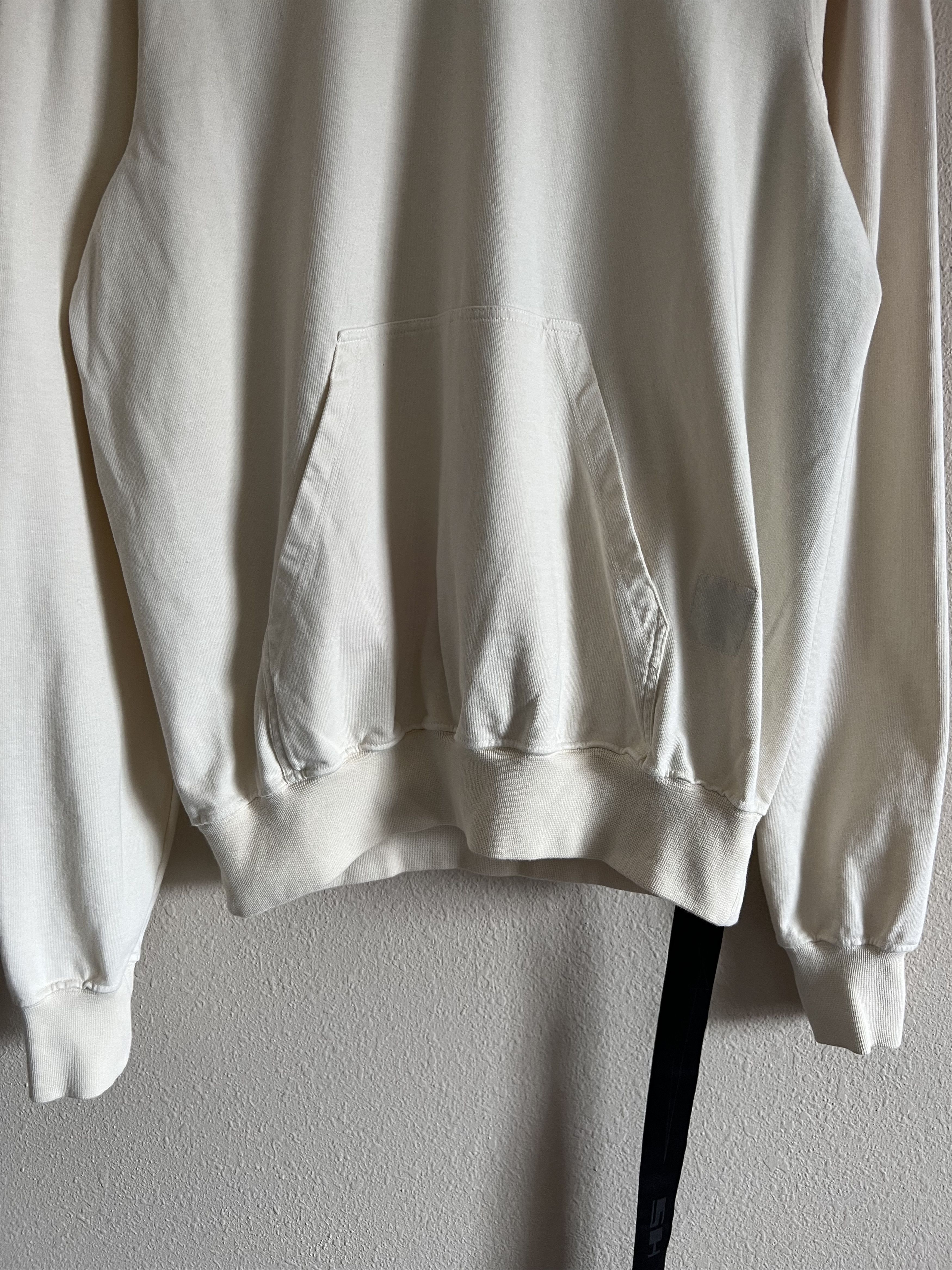 Rick Owens Drkshdw Rick Owens DRKSHDW Granbury Hoodie in Natural White Size US M / EU 48-50 / 2 - 3 Thumbnail