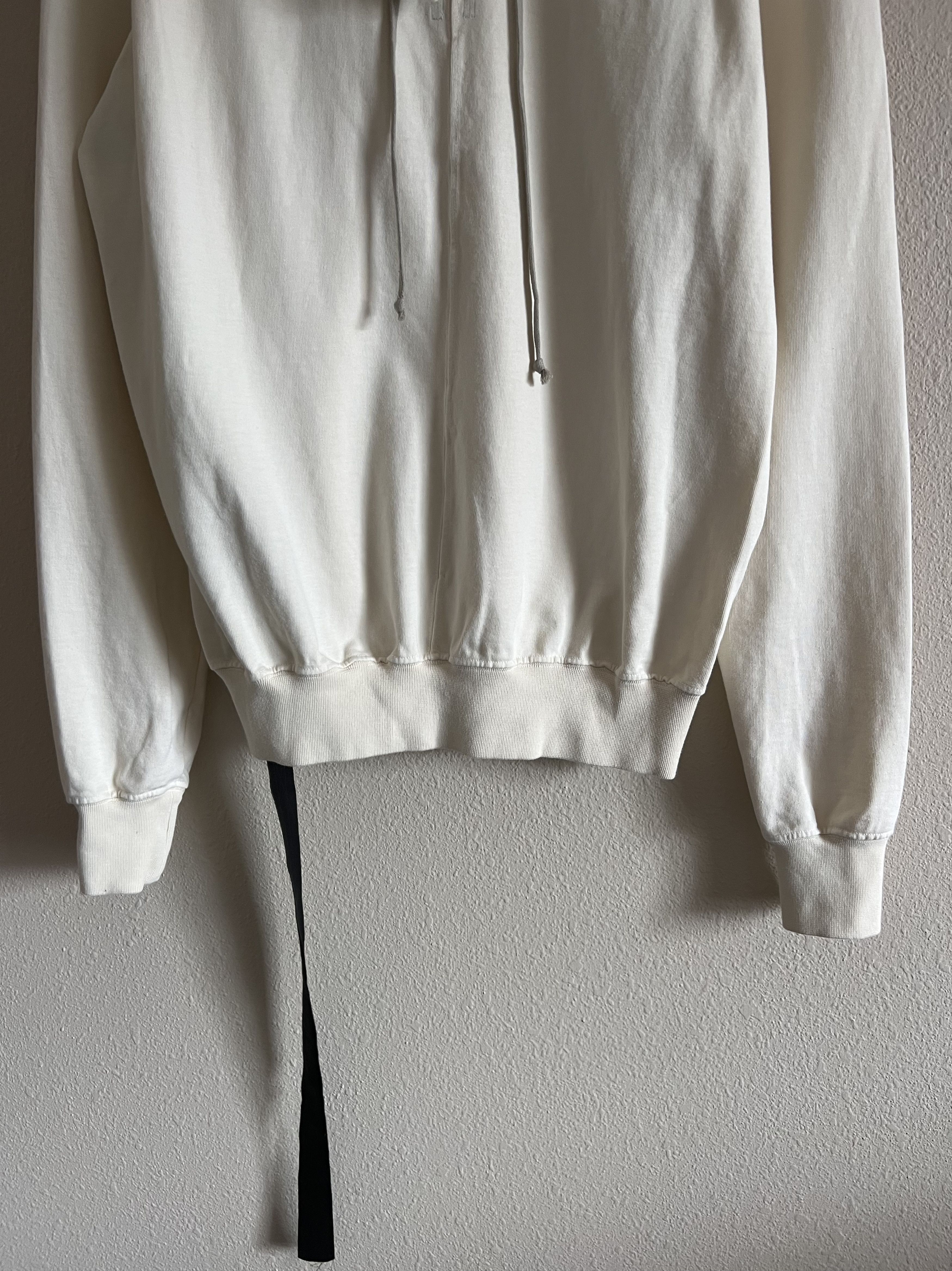 Rick Owens Drkshdw Rick Owens DRKSHDW Granbury Hoodie in Natural White Size US M / EU 48-50 / 2 - 7 Thumbnail
