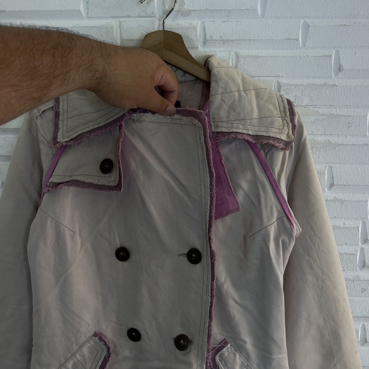 Japanese Brand VINTAGE DIESEL PARACHUTE BIKER LONG JACKET Size US XS / EU 42 / 0 - 4 Thumbnail