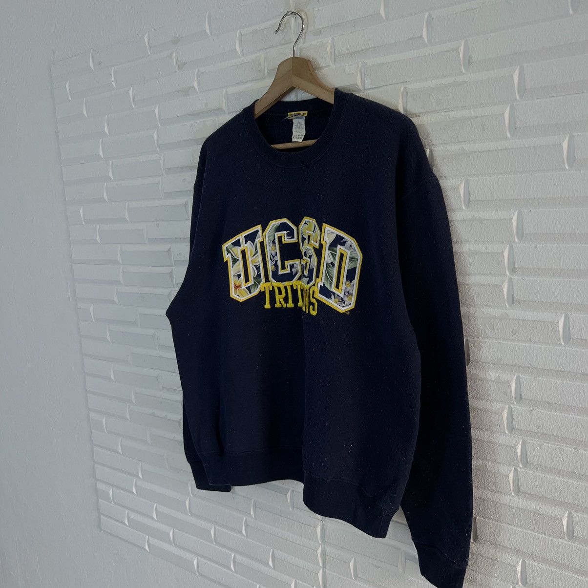Vintage VINTAGE UCSD TRITONS SWEATSHIRT BIG LOGO MADE IN USA Size US M / EU 48-50 / 2 - 2 Thumbnail