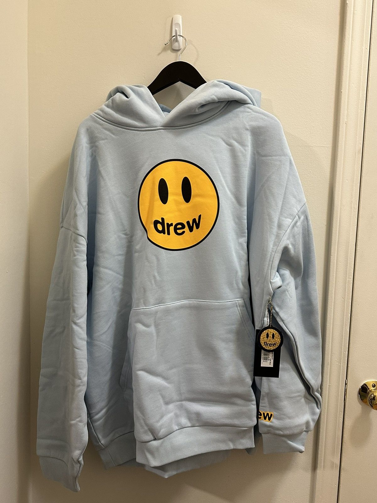 Drew house discount light blue hoodie