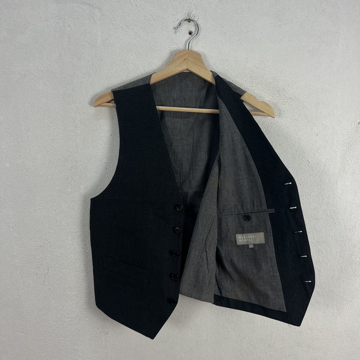 Margaret Howell VINTAGE MARGARET HOWELL VEST JAPAN FABRIC Size US M / EU 48-50 / 2 - 7 Thumbnail
