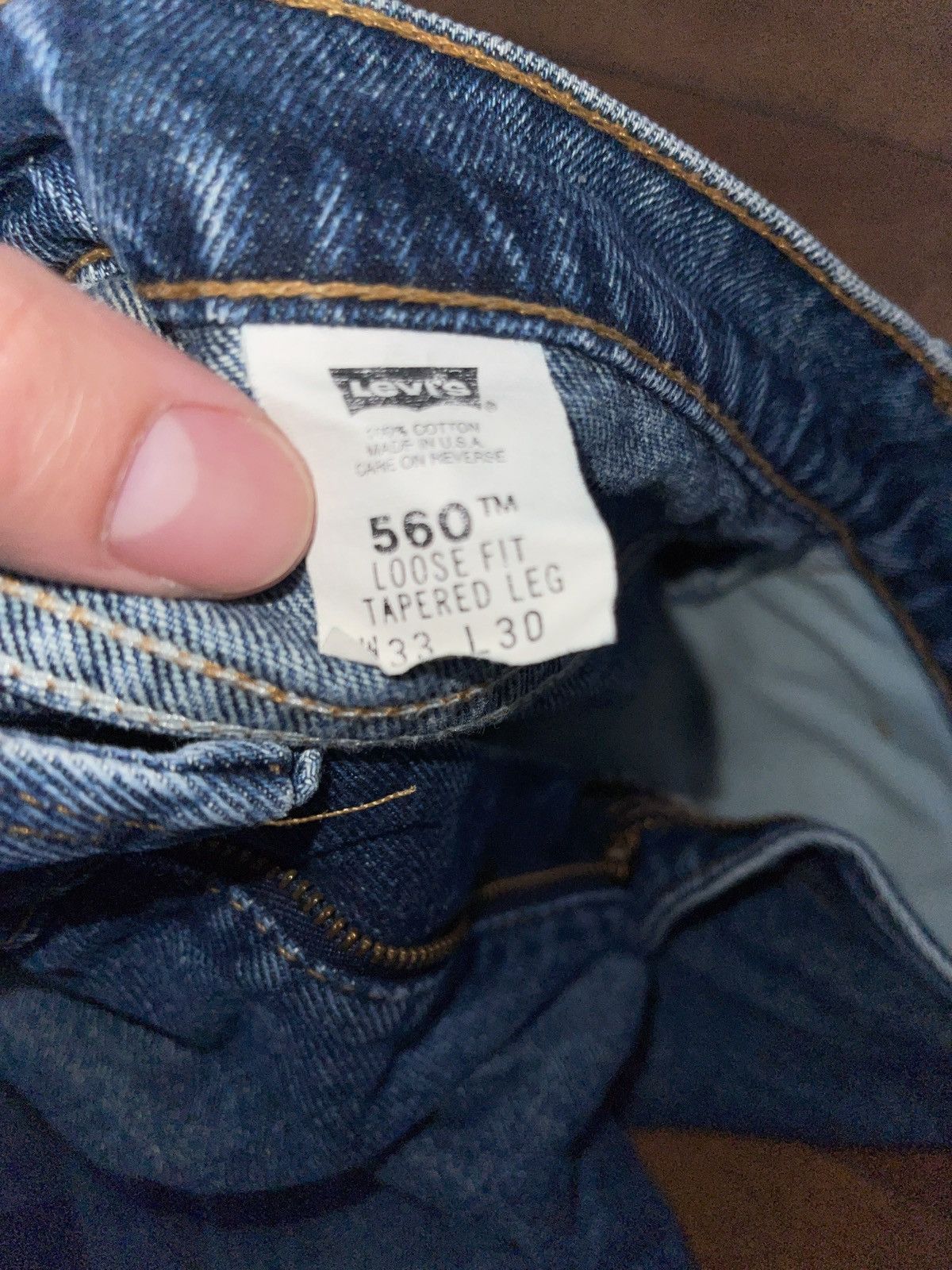 Levi's × Levi's Vintage Clothing × Vintage VINTAGE ORANGE TAB LEVIS 560 Size US 33 - 4 Thumbnail