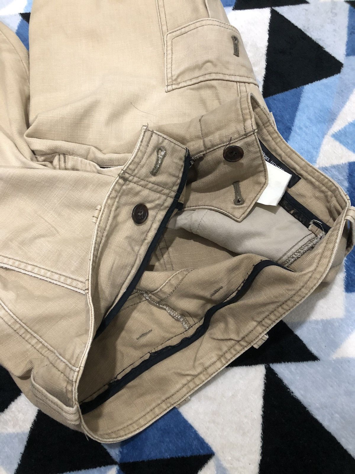 Japanese Brand RYKIEL HOMME Utility Tactial Multipocket Crgo Pants Size US 31 - 13 Thumbnail