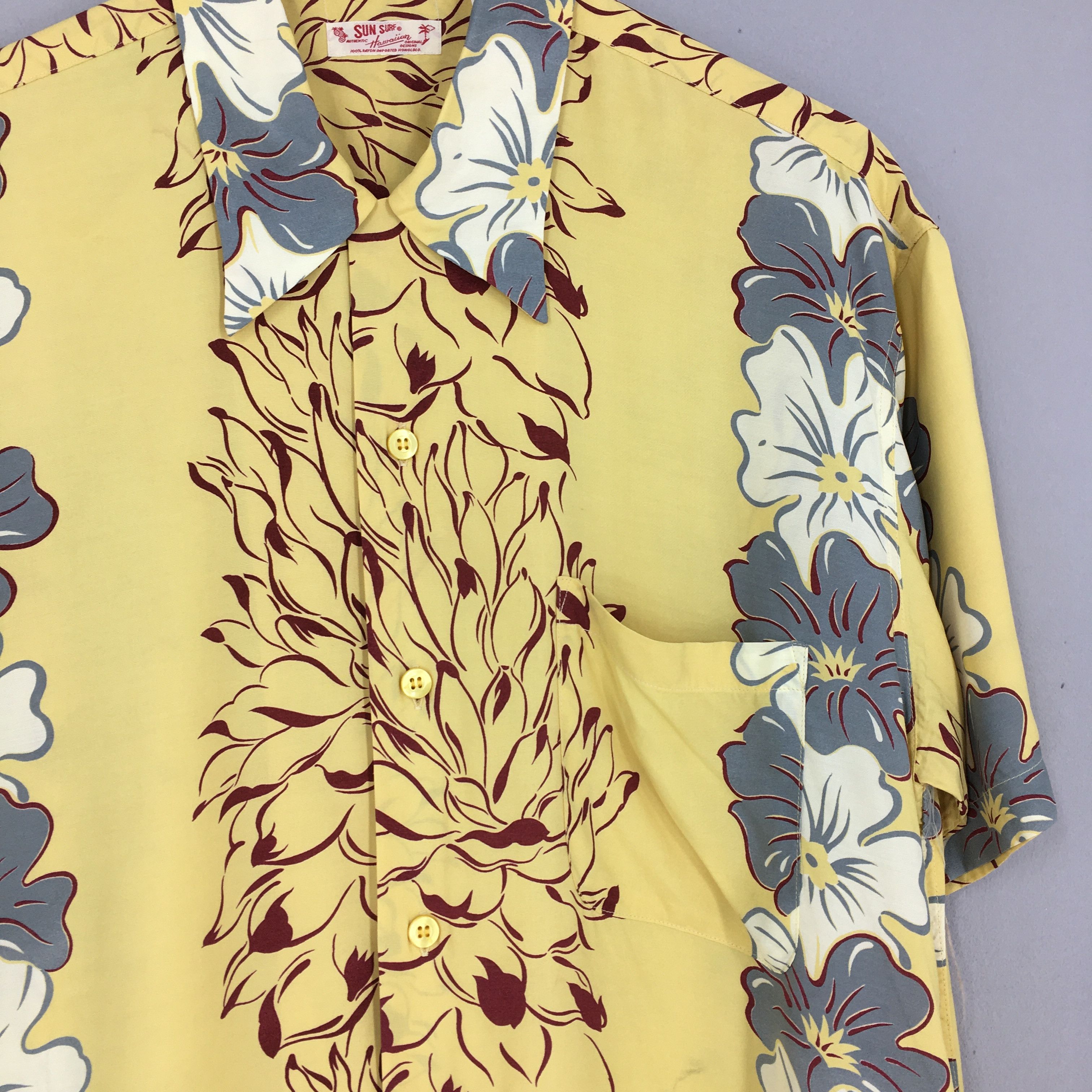 Sun Surf Vintage 90s Hawaiian Rayon Sun Surf Japan Rayon Shirt Large Size US L / EU 52-54 / 3 - 4 Thumbnail