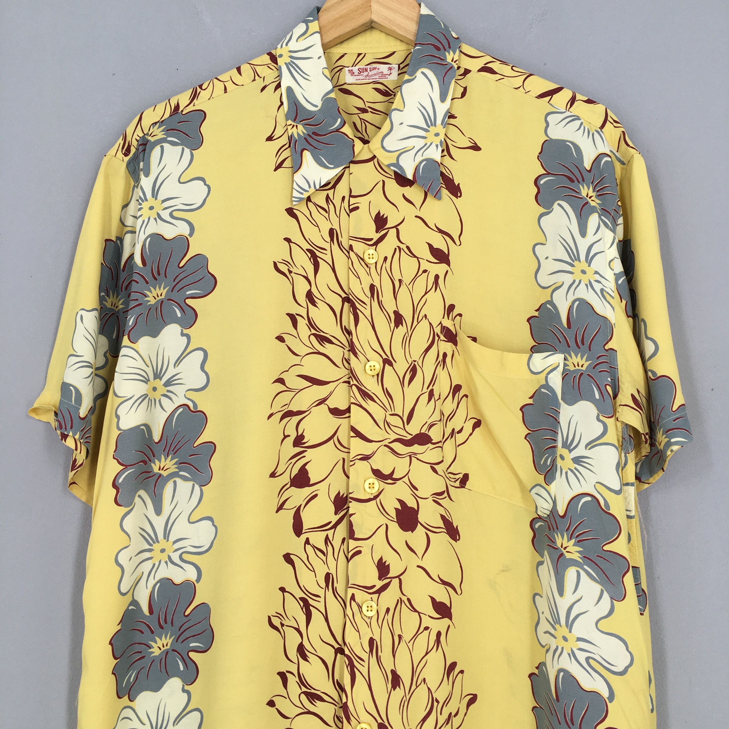 Sun Surf Vintage 90s Hawaiian Rayon Sun Surf Japan Rayon Shirt Large Size US L / EU 52-54 / 3 - 2 Thumbnail