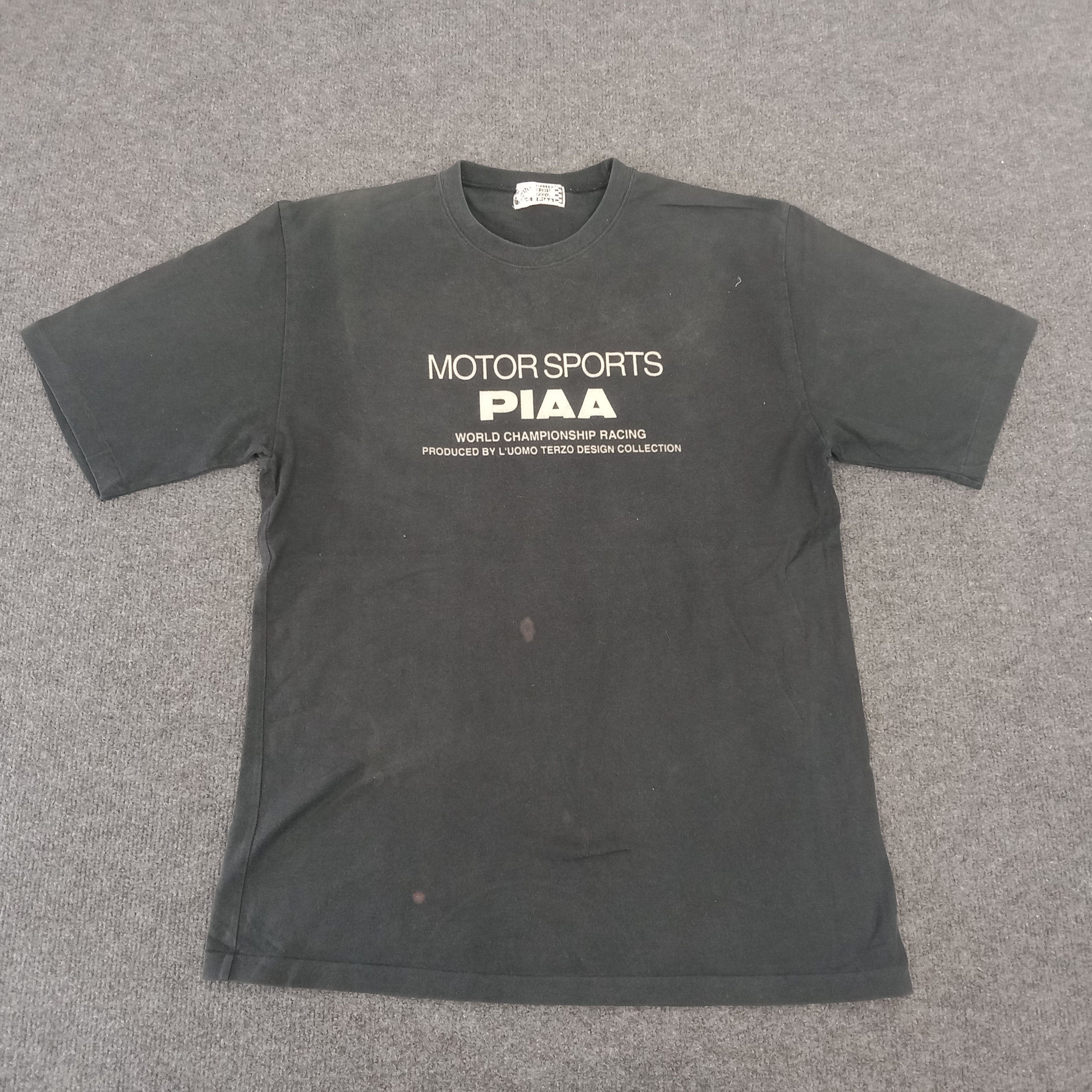 Japanese Brand × Vintage MOTOR SPORT PIAA Racing Team Tshirt Size US M / EU 48-50 / 2 - 1 Thumbnail