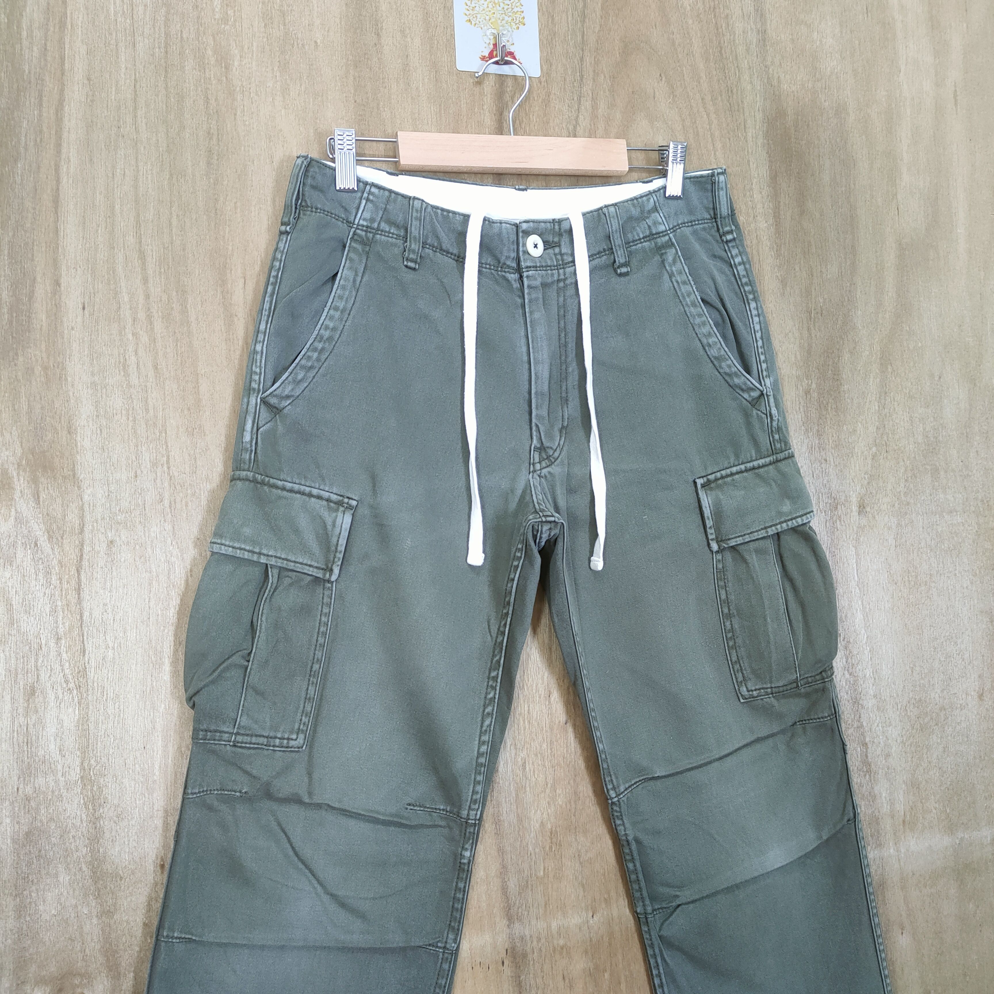 Japanese Brand #01 JAPANESE BRAND VINTAGE FADED CARGO PANTS Size US 30 / EU 46 - 2 Thumbnail