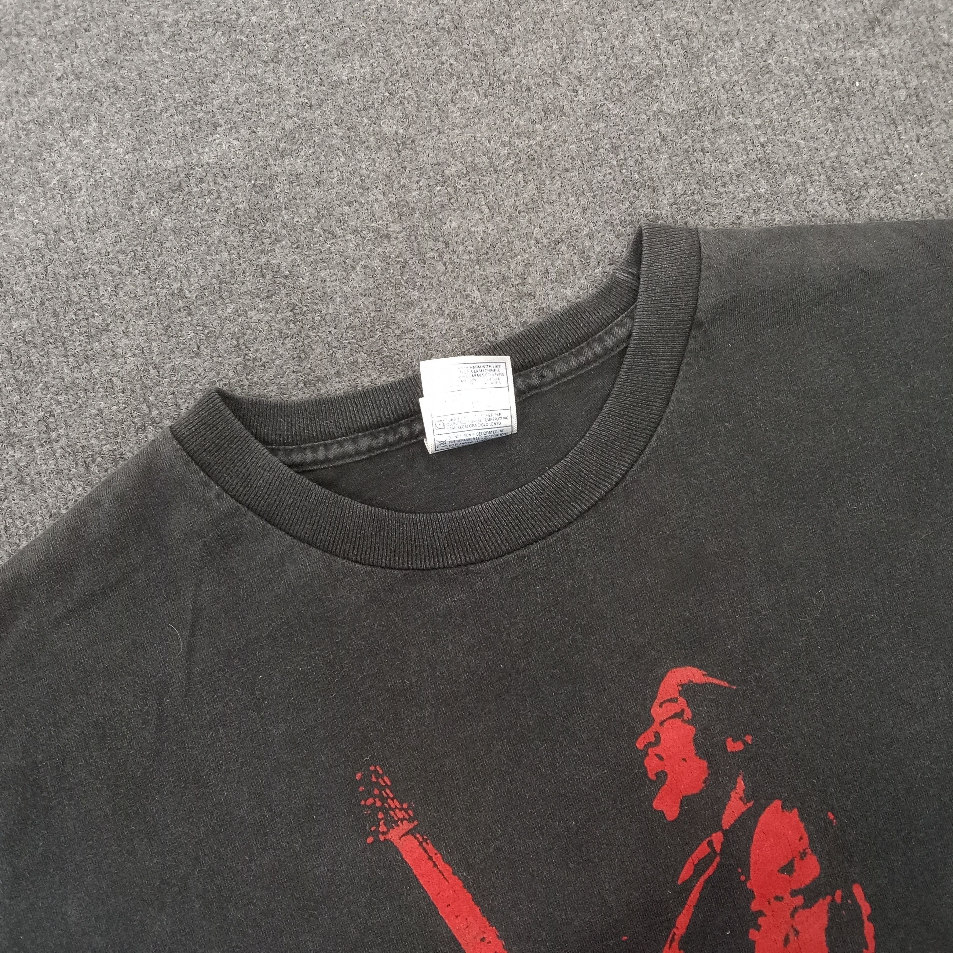 Band Tees × Jimi Hendrix × Vintage Jimi Hendrix Guitarist Legend Tshirt Size US XXL / EU 58 / 5 - 5 Thumbnail