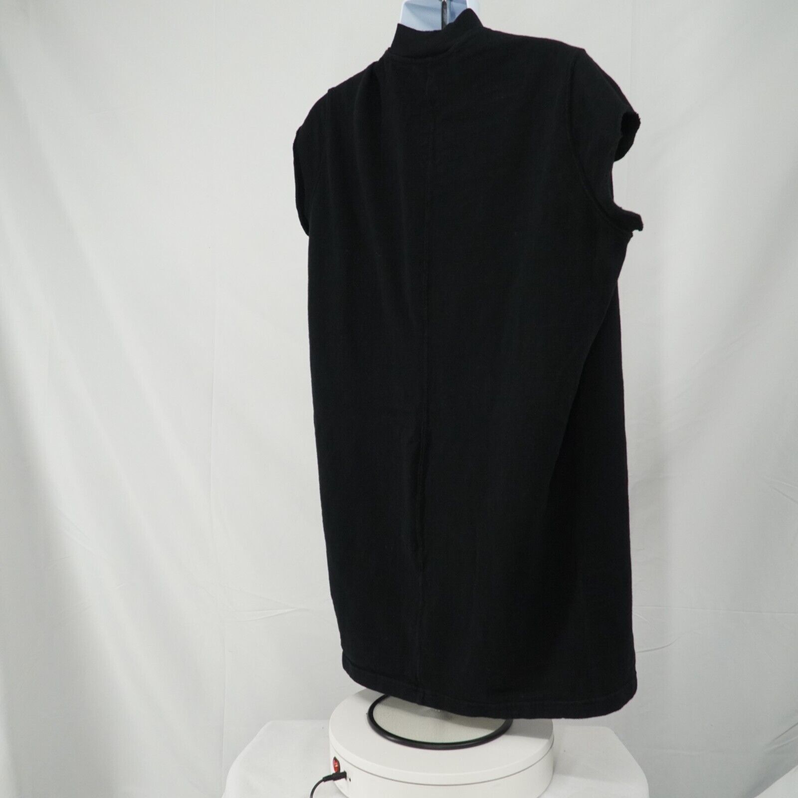 Rick Owens Drkshdw Jumbo Black Sleeveless Sweater Shirt Oversized SS17 Glitter Size US XL / EU 56 / 4 - 13 Thumbnail
