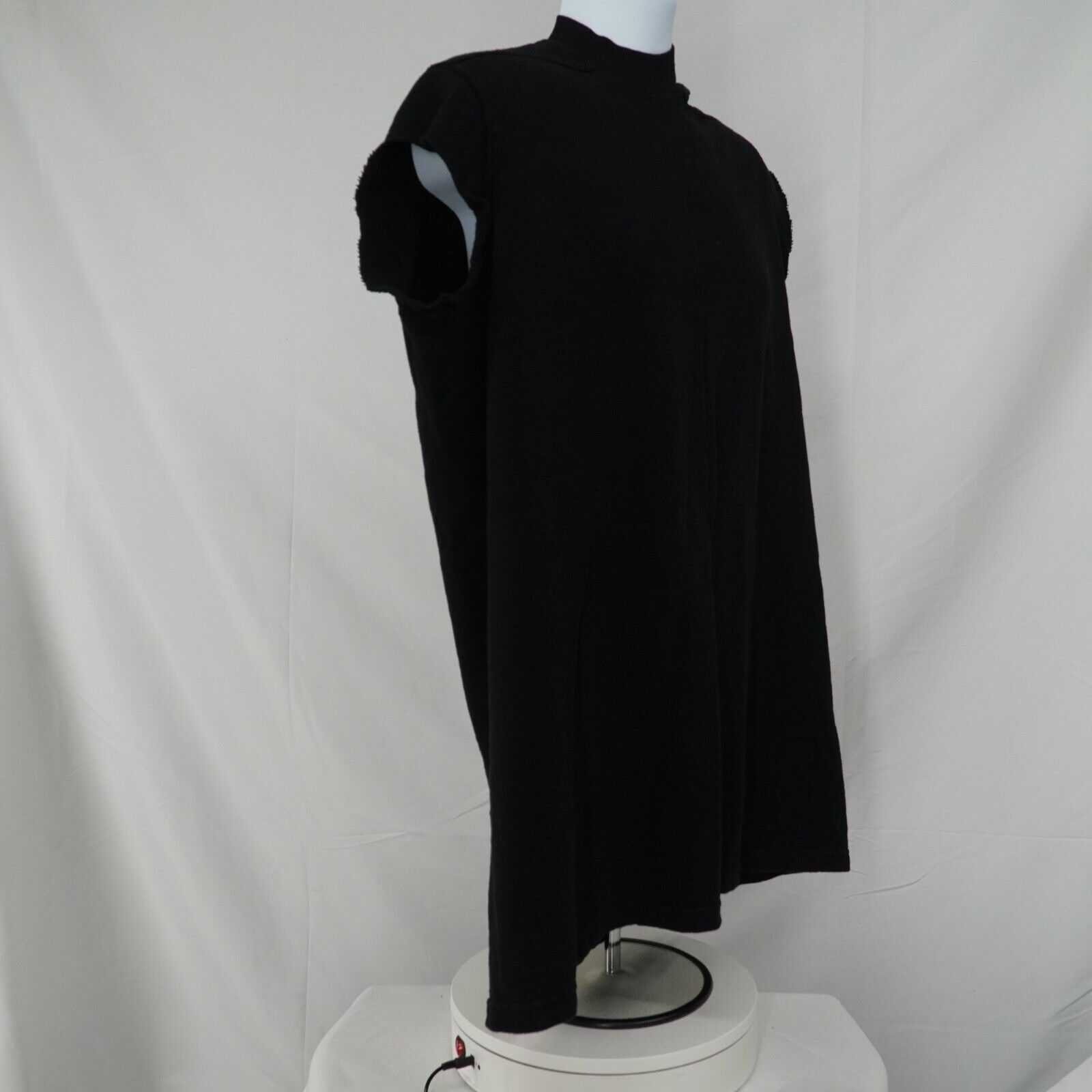 Rick Owens Drkshdw Jumbo Black Sleeveless Sweater Shirt Oversized SS17 Glitter Size US XL / EU 56 / 4 - 16 Thumbnail