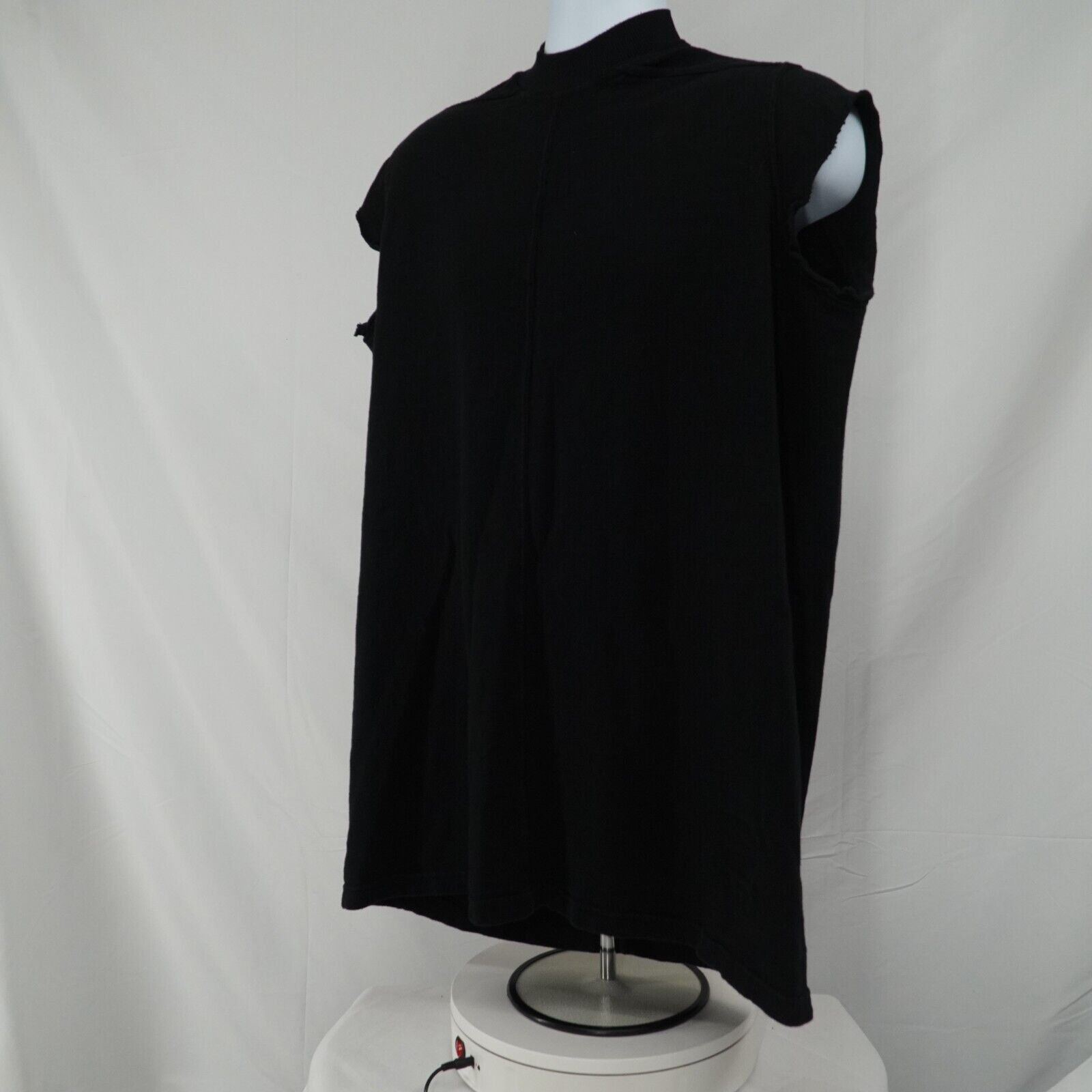 Rick Owens Drkshdw Jumbo Black Sleeveless Sweater Shirt Oversized SS17 Glitter Size US XL / EU 56 / 4 - 19 Thumbnail