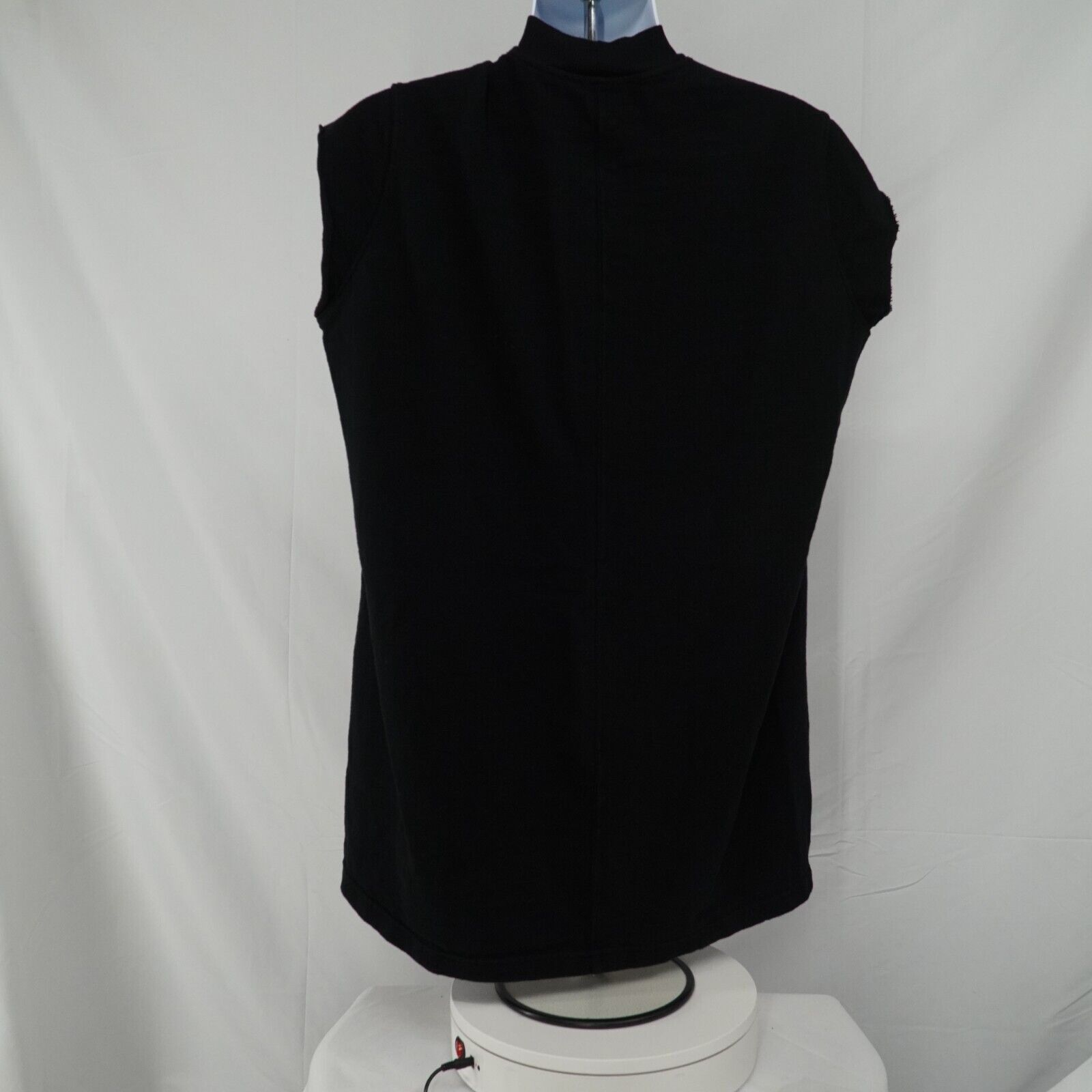 Rick Owens Drkshdw Jumbo Black Sleeveless Sweater Shirt Oversized SS17 Glitter Size US XL / EU 56 / 4 - 11 Thumbnail