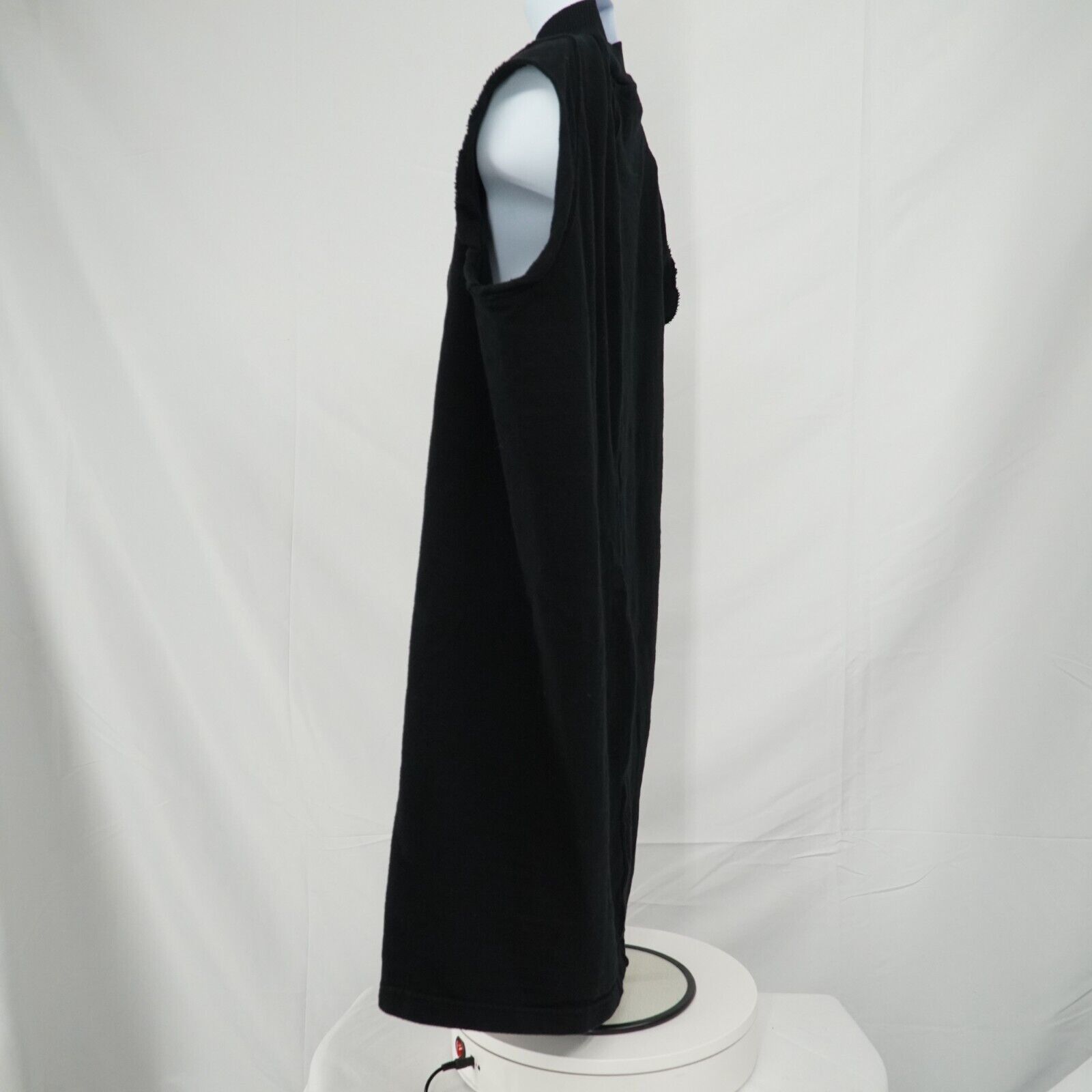 Rick Owens Drkshdw Jumbo Black Sleeveless Sweater Shirt Oversized SS17 Glitter Size US XL / EU 56 / 4 - 8 Thumbnail