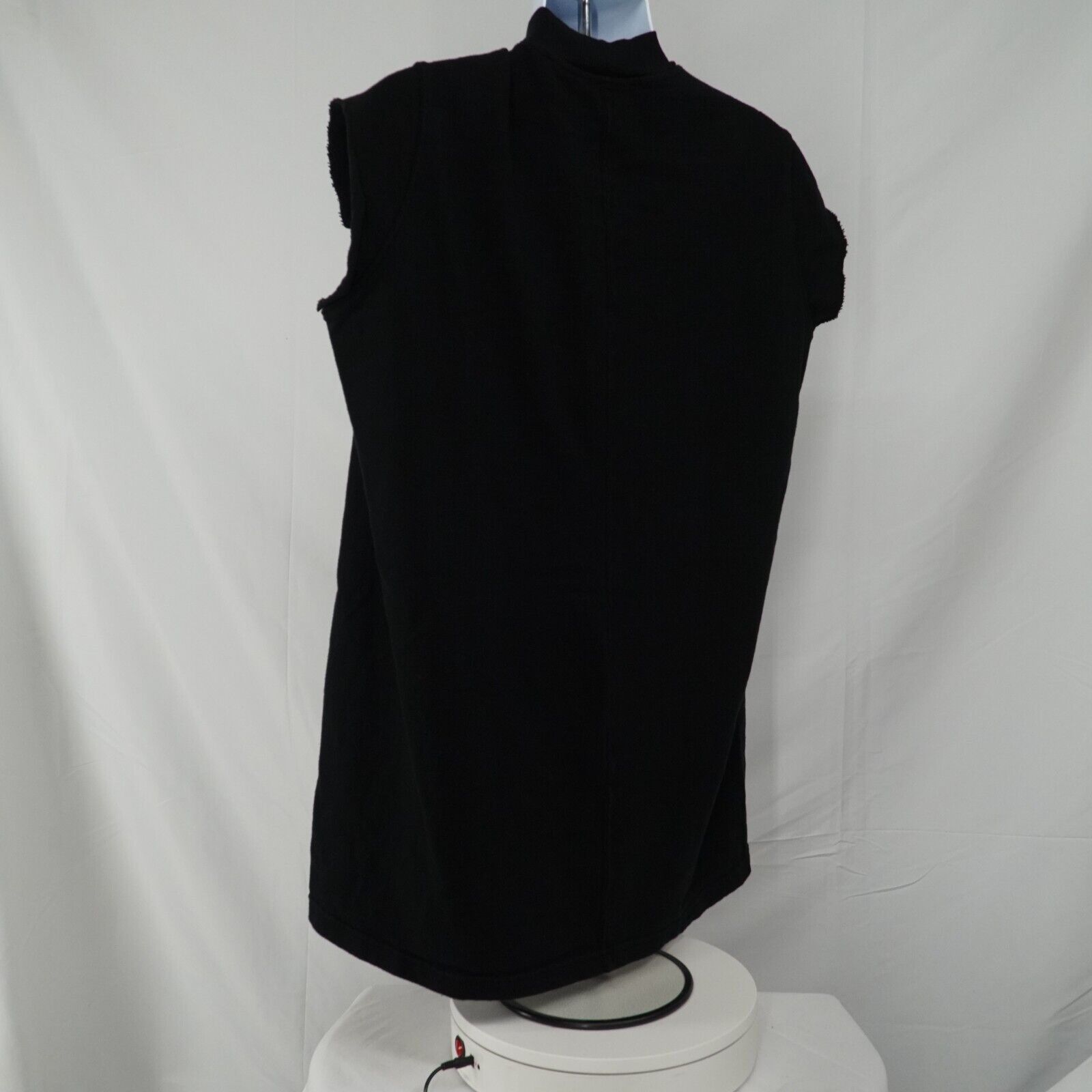 Rick Owens Drkshdw Jumbo Black Sleeveless Sweater Shirt Oversized SS17 Glitter Size US XL / EU 56 / 4 - 10 Thumbnail