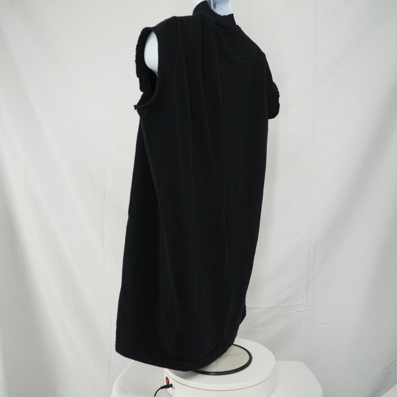 Rick Owens Drkshdw Jumbo Black Sleeveless Sweater Shirt Oversized SS17 Glitter Size US XL / EU 56 / 4 - 9 Thumbnail