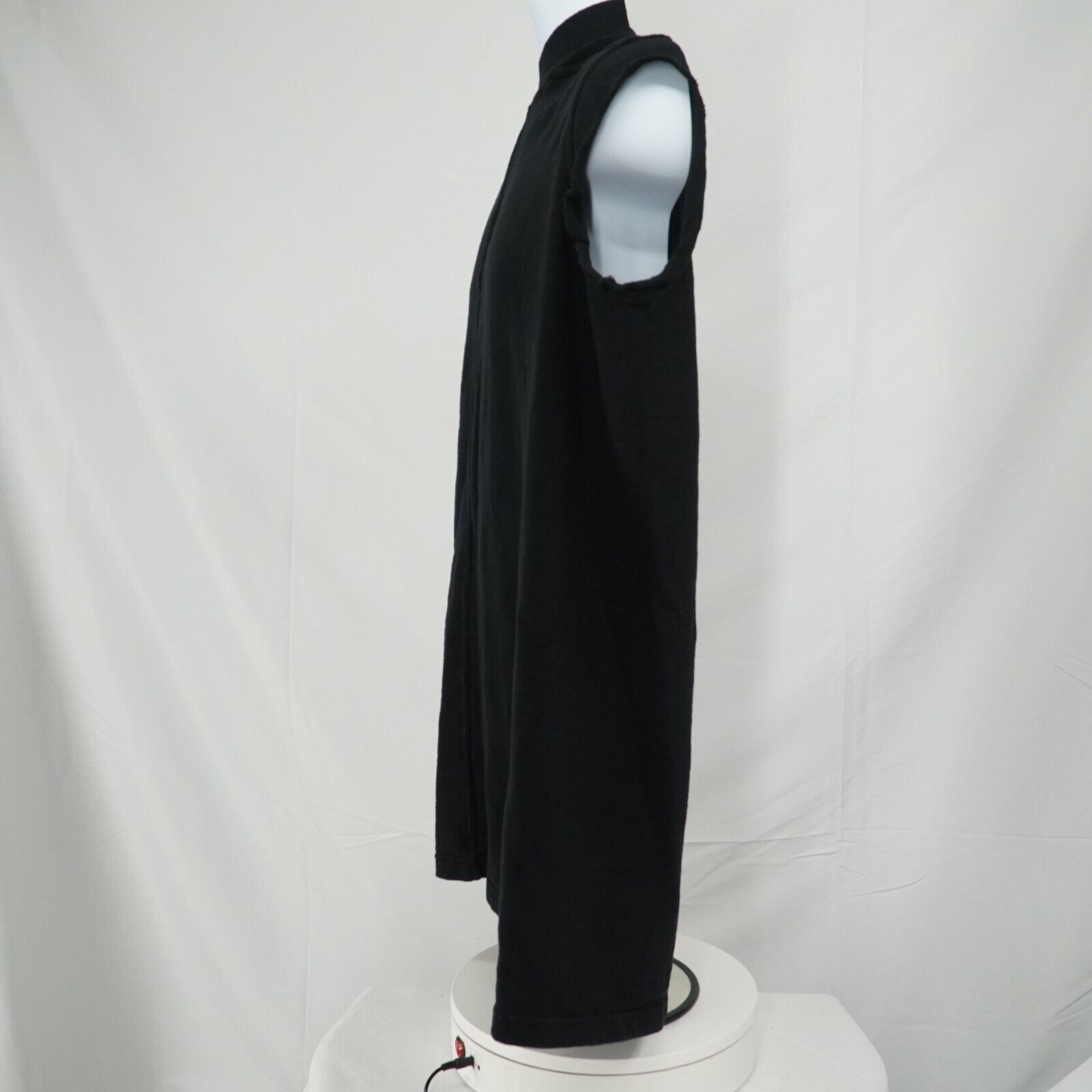 Rick Owens Drkshdw Jumbo Black Sleeveless Sweater Shirt Oversized SS17 Glitter Size US XL / EU 56 / 4 - 7 Thumbnail
