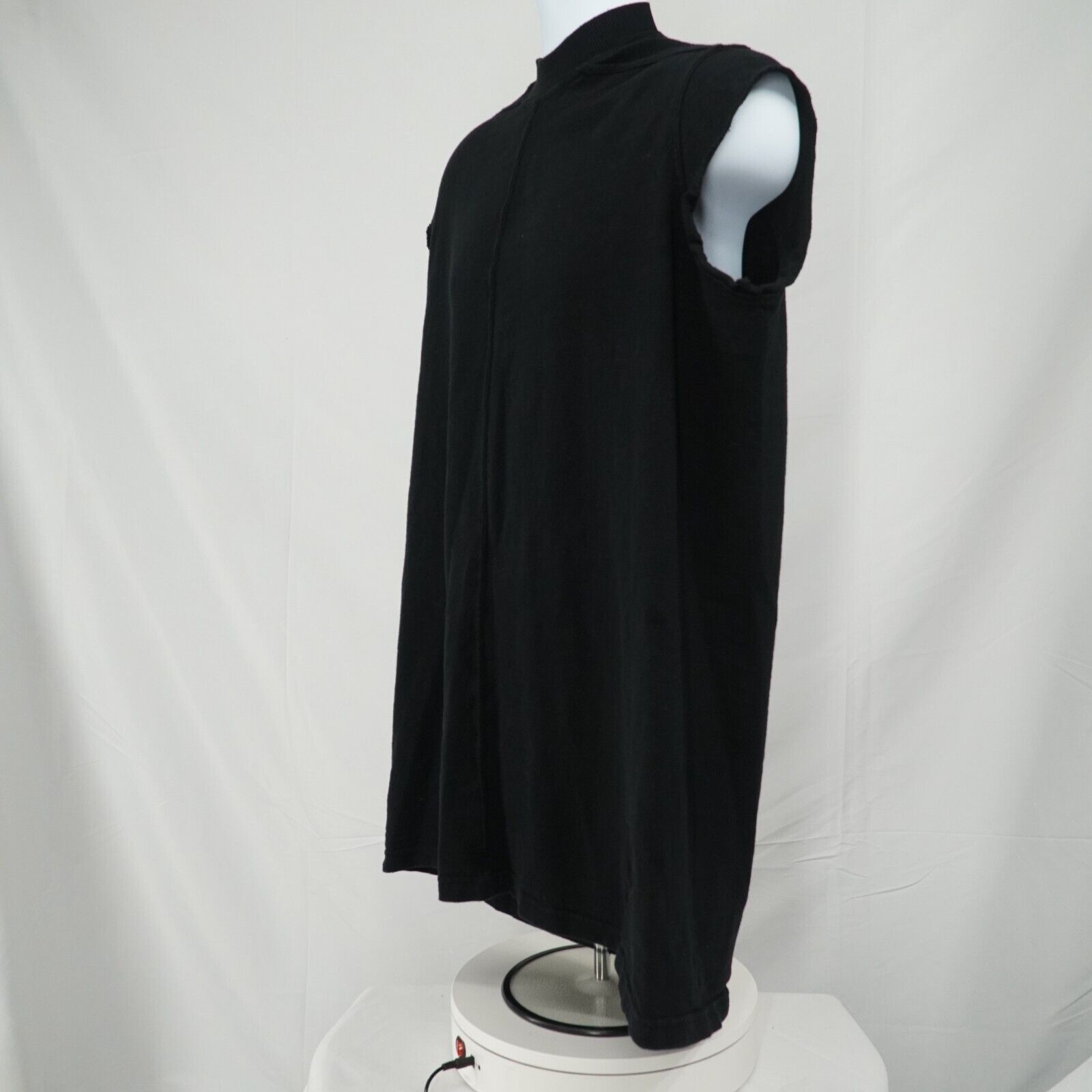 Rick Owens Drkshdw Jumbo Black Sleeveless Sweater Shirt Oversized SS17 Glitter Size US XL / EU 56 / 4 - 6 Thumbnail