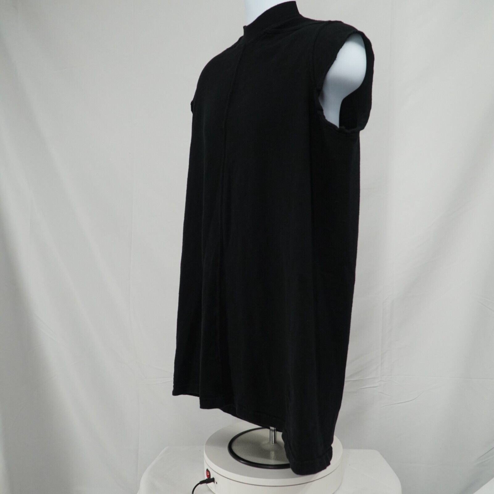 Rick Owens Drkshdw Jumbo Black Sleeveless Sweater Shirt Oversized SS17 Glitter Size US XL / EU 56 / 4 - 20 Thumbnail