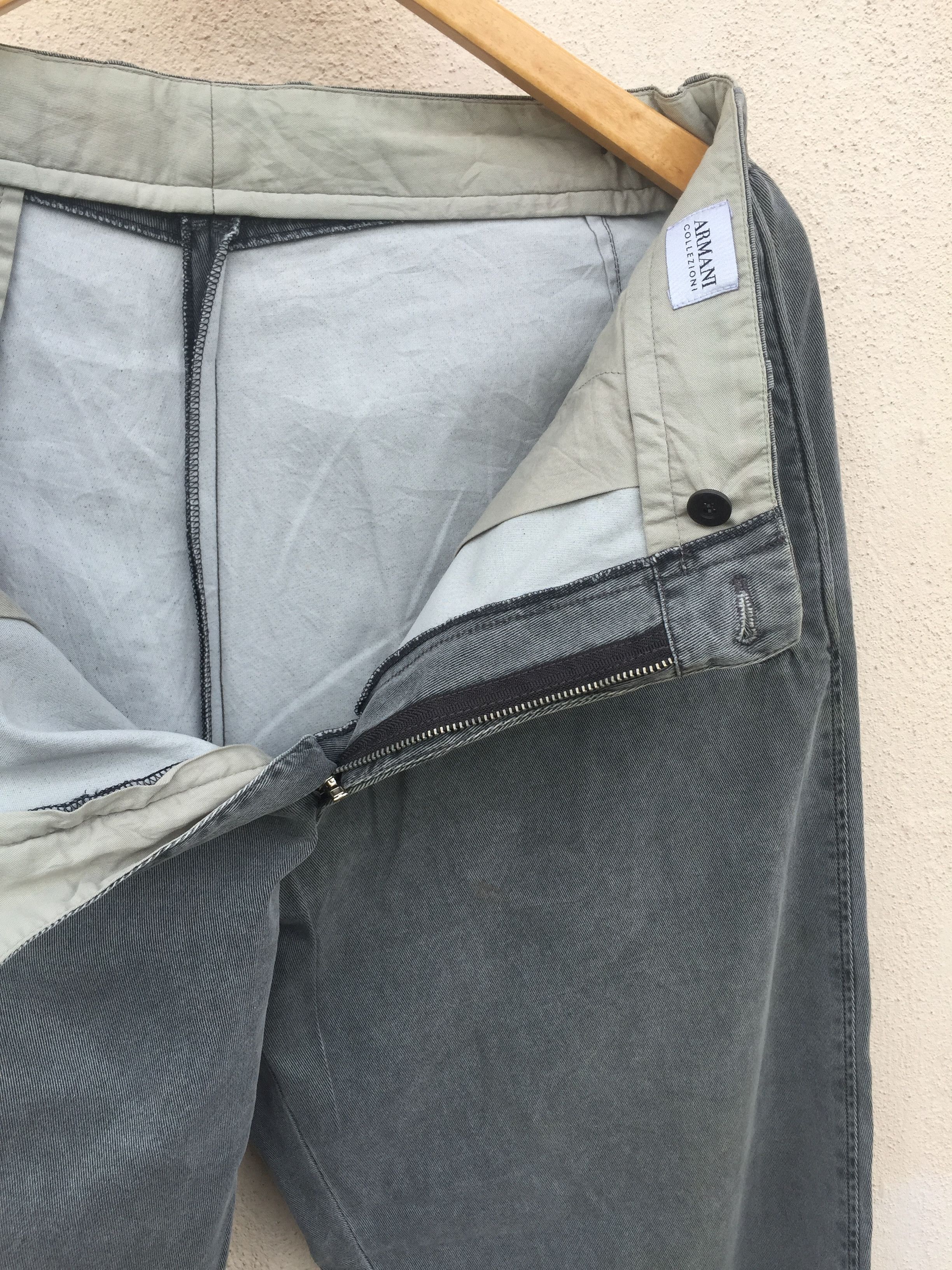 Armani Armani Collezioni Grey Trousers Size US 32 / EU 48 - 8 Thumbnail