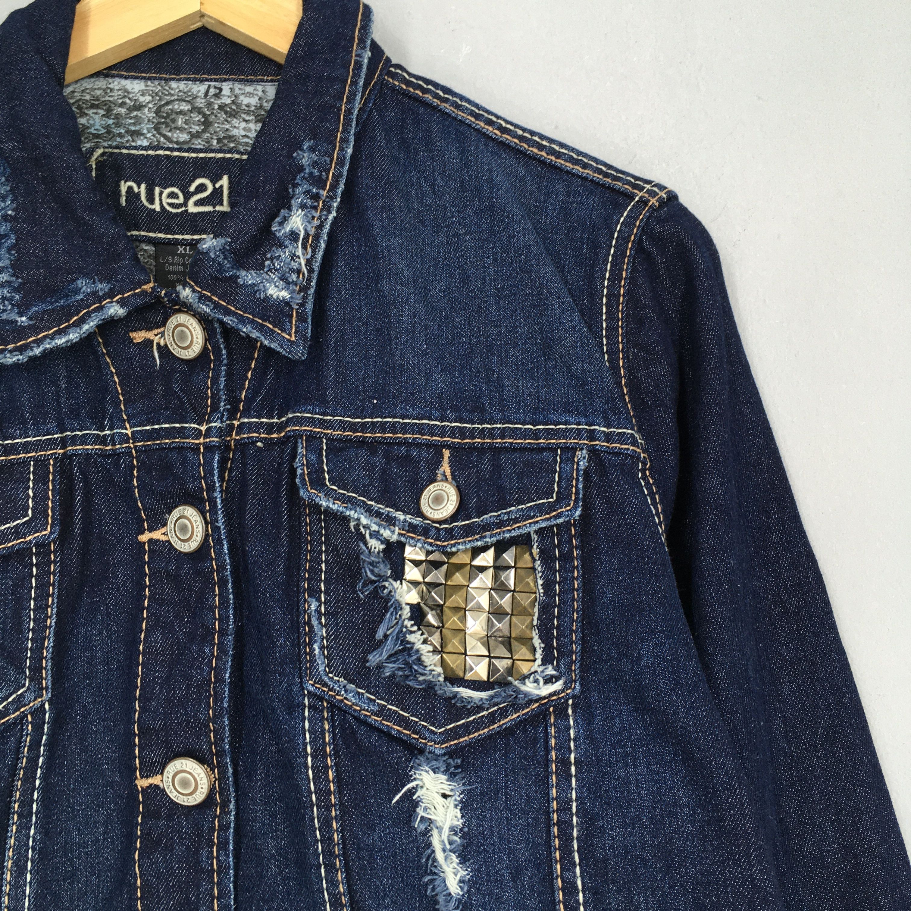 If Six Was Nine × True Religion Vintage 90's Denim Cropped Jeans Jacket Women Small Size S / US 4 / IT 40 - 2 Thumbnail