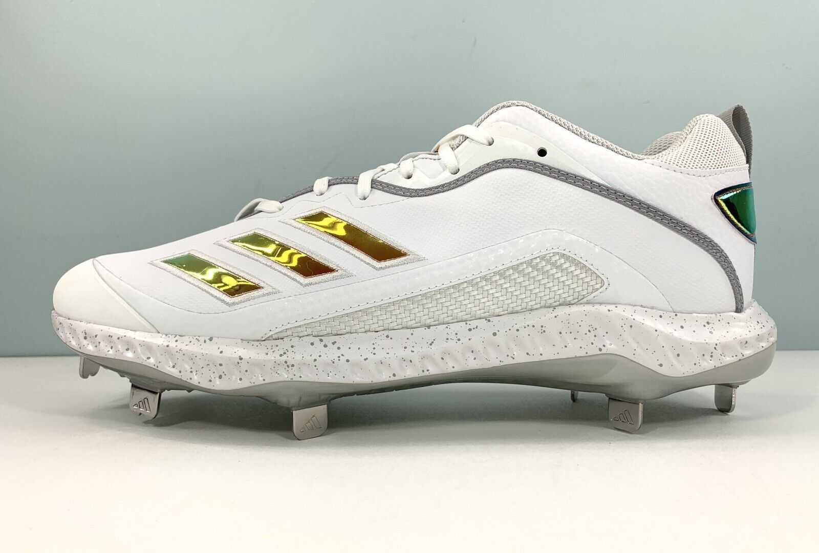 New Adidas Icon 6 Bounce Metal Baseball Cleats FX4123 Size15 Footwear