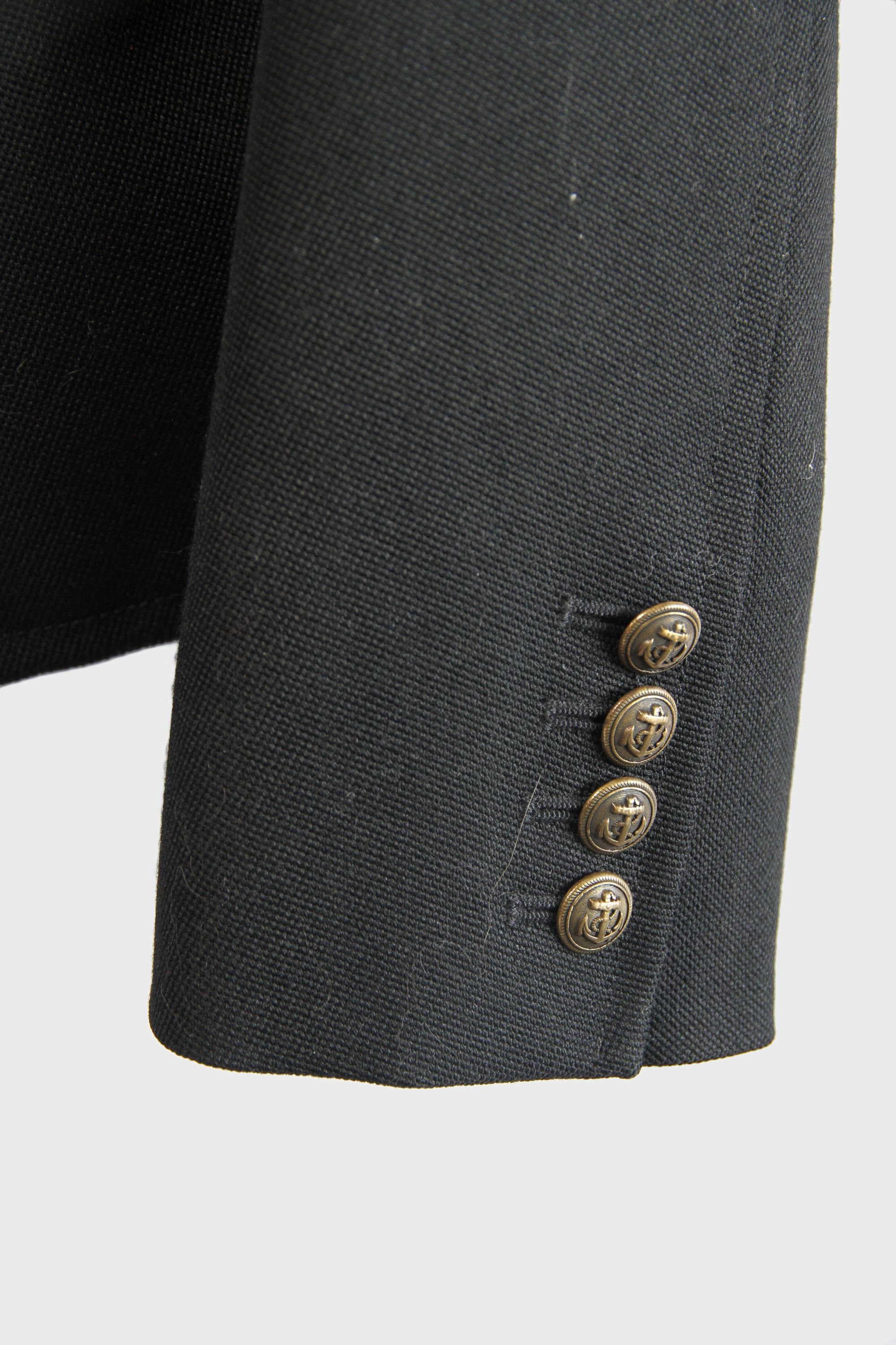 Hedi Slimane × Saint Laurent Paris Saint Laurent Peacoat Jacket Cropped Wool Coat FW13 Paris 46 Size US S / EU 44-46 / 1 - 6 Thumbnail
