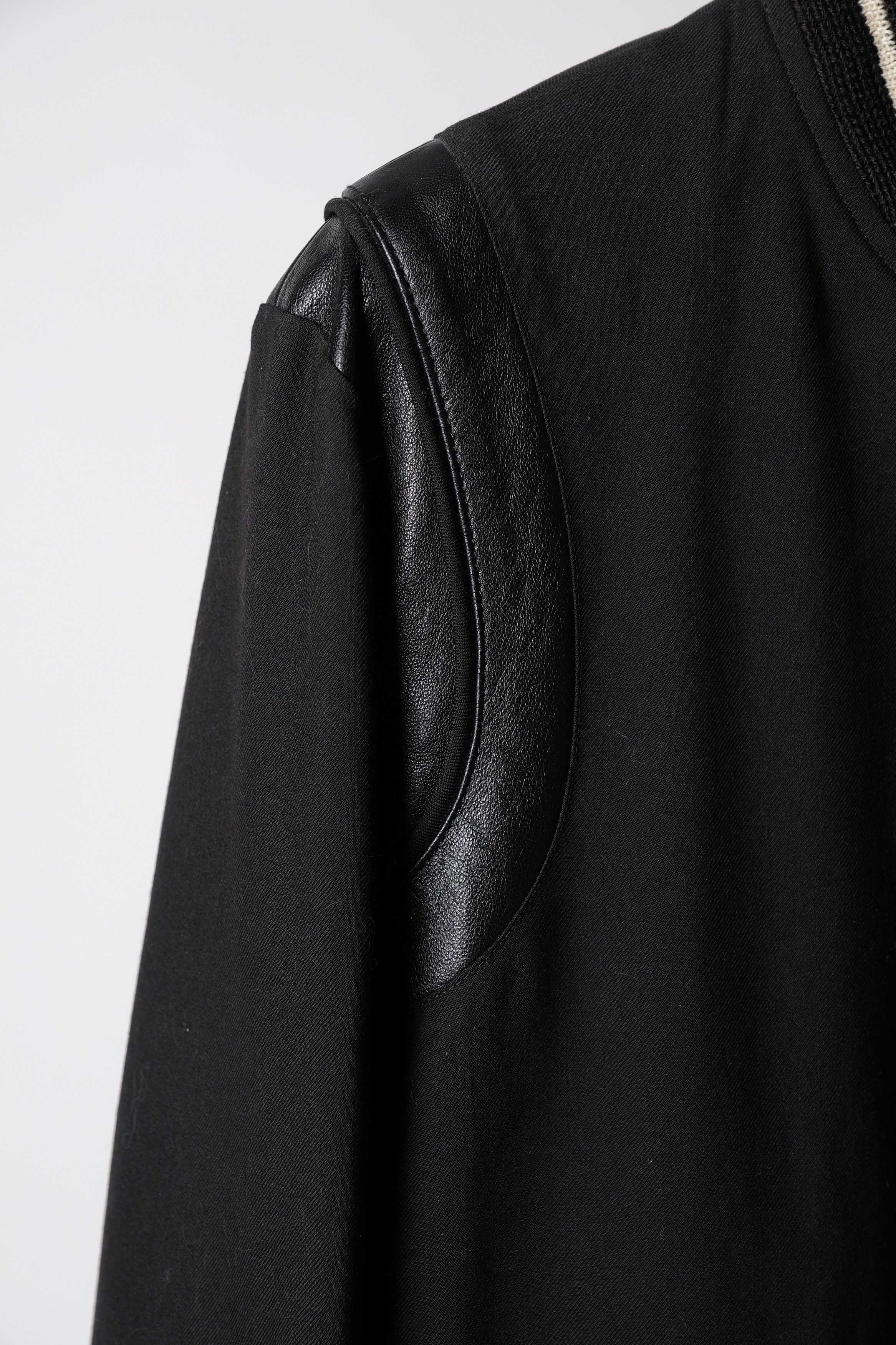 Hedi Slimane × Saint Laurent Paris SS14 Saint Laurent Paris Teddy Varsity Jacket Black Wool 48 Size US M / EU 48-50 / 2 - 8 Thumbnail