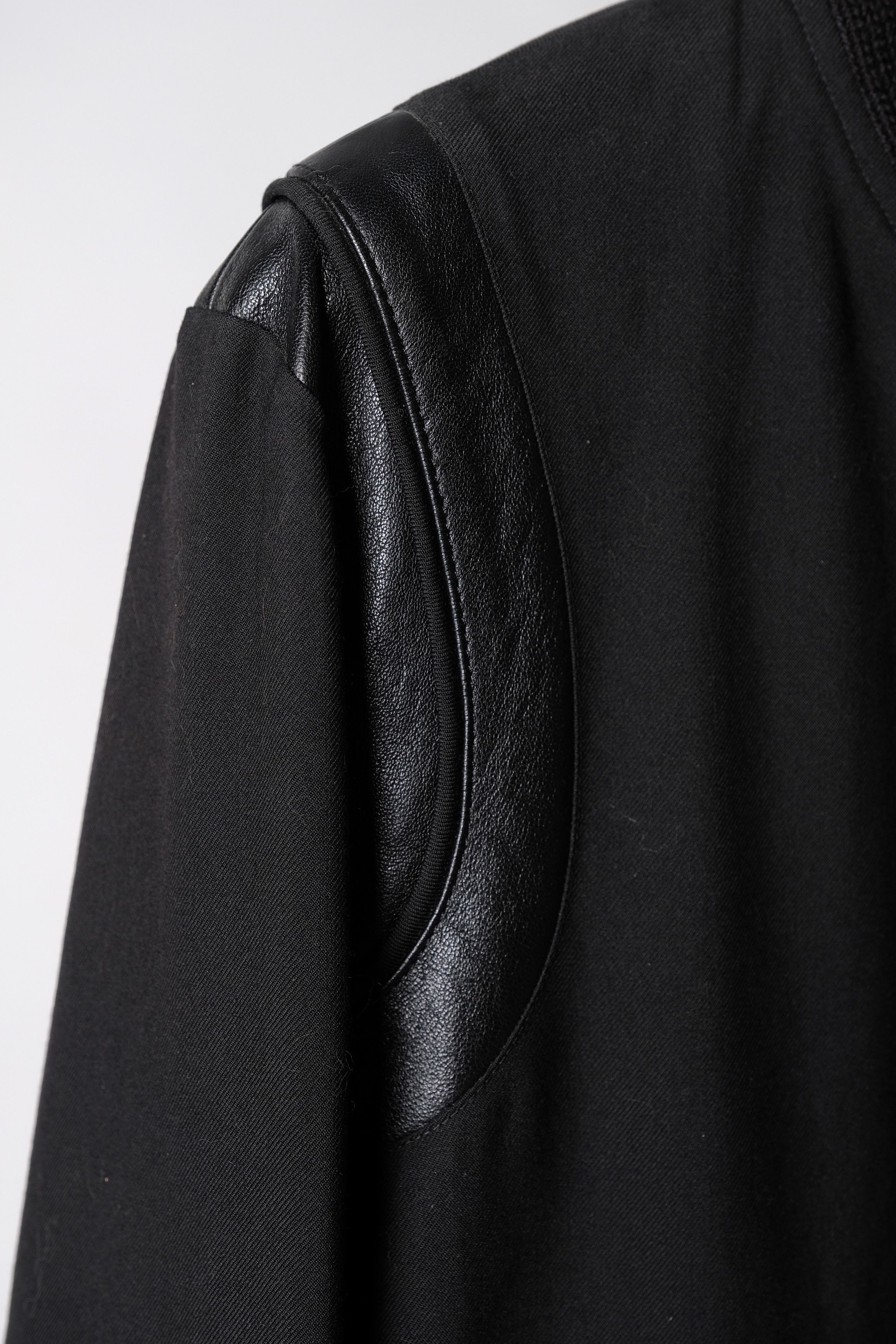 Hedi Slimane × Saint Laurent Paris SS14 Saint Laurent Paris Teddy Varsity Jacket Black Wool 48 Size US M / EU 48-50 / 2 - 9 Thumbnail