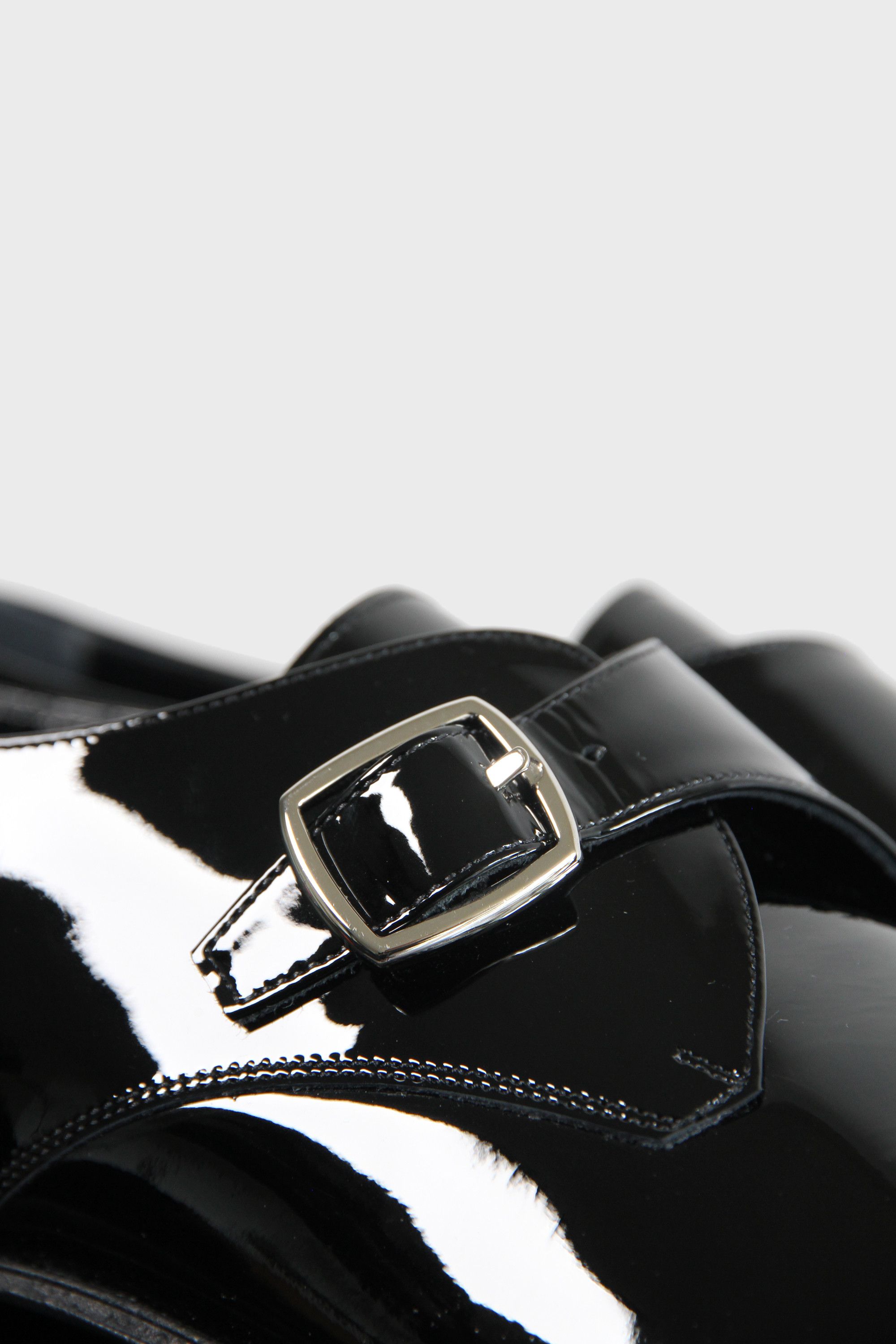 Celine × Hedi Slimane Celine Patent Leather Derby Single Buckle Jacno Shoes 41 8 Size US 8 / EU 41 - 4 Thumbnail
