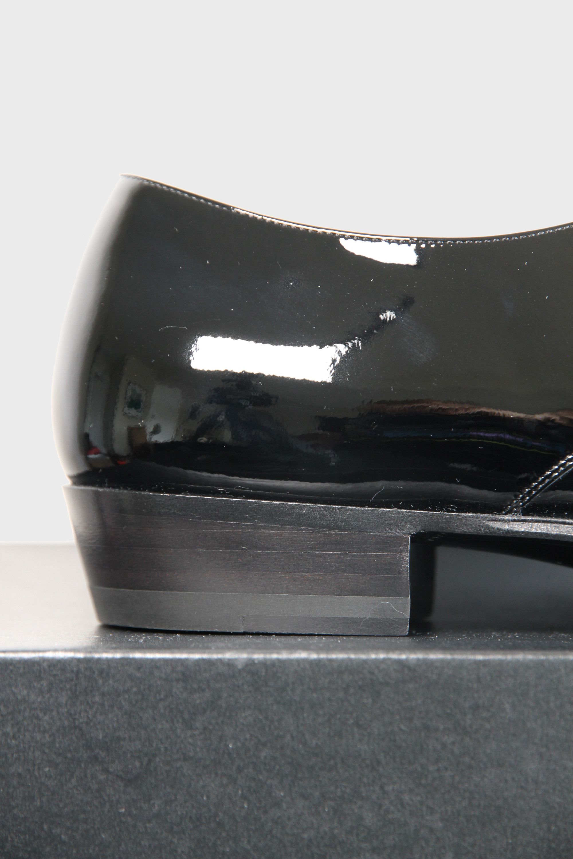 Celine × Hedi Slimane Celine Patent Leather Derby Single Buckle Jacno Shoes 41 8 Size US 8 / EU 41 - 5 Thumbnail